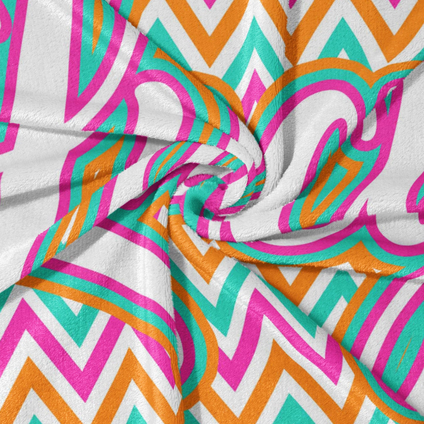 Rainbow Zig Zag Blanket