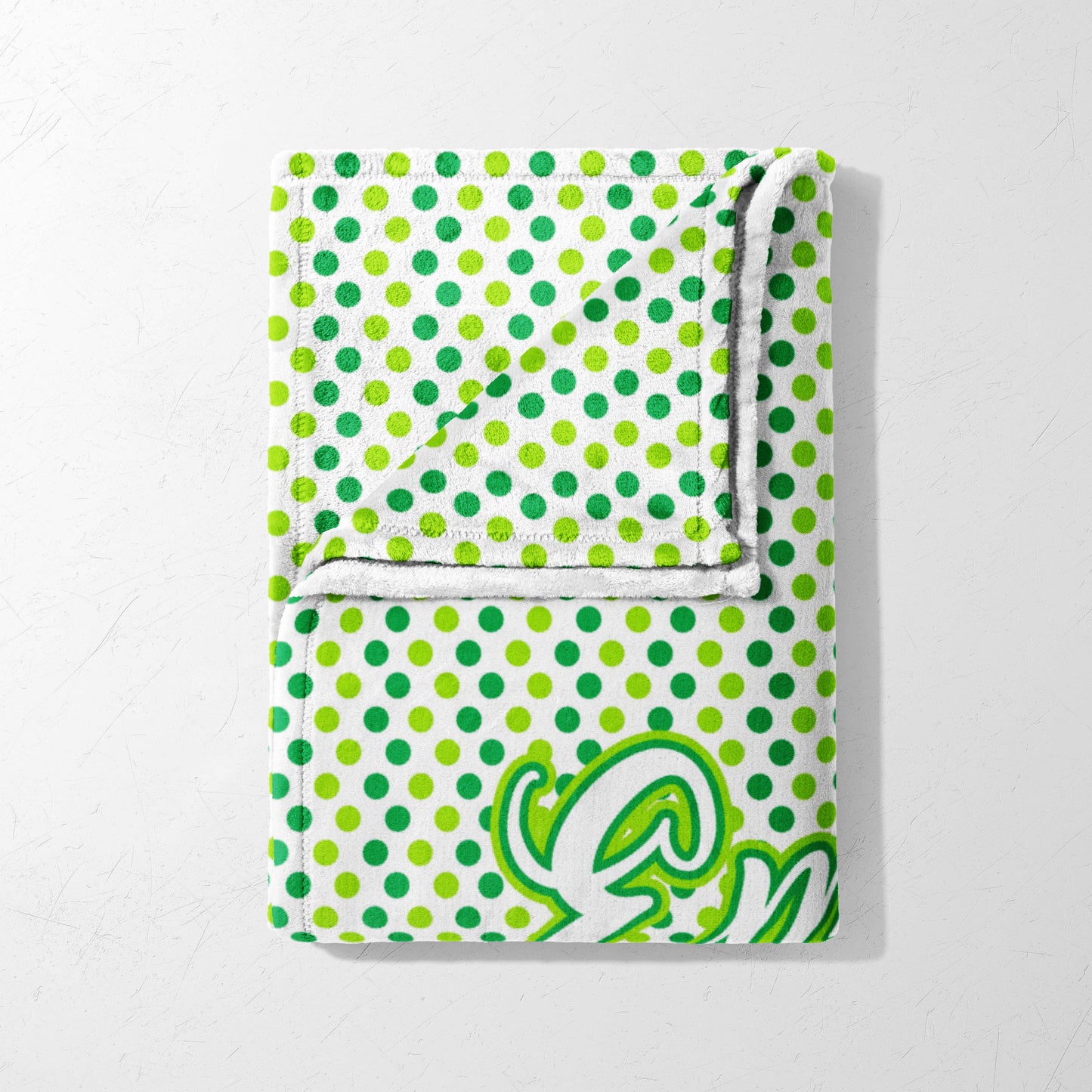 Green Dotty Dreams Blanket