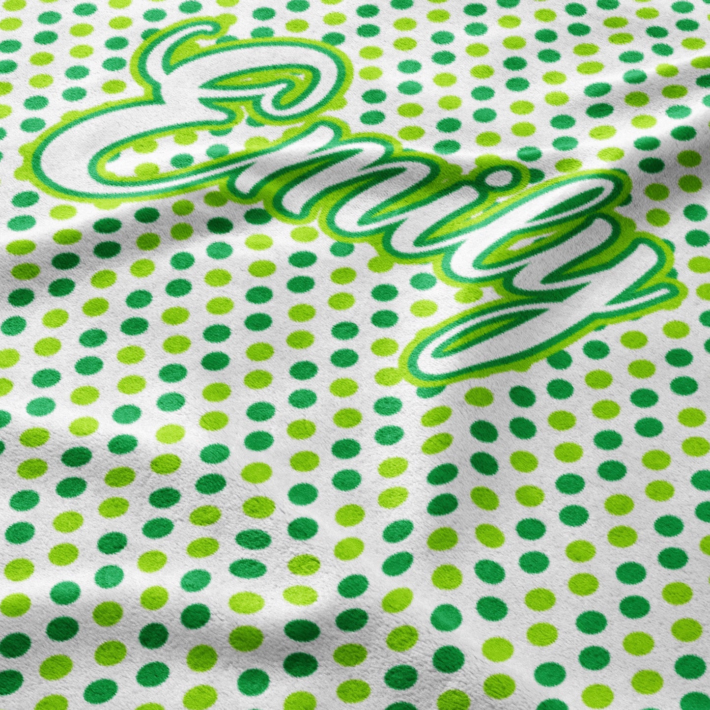 Green Dotty Dreams Blanket