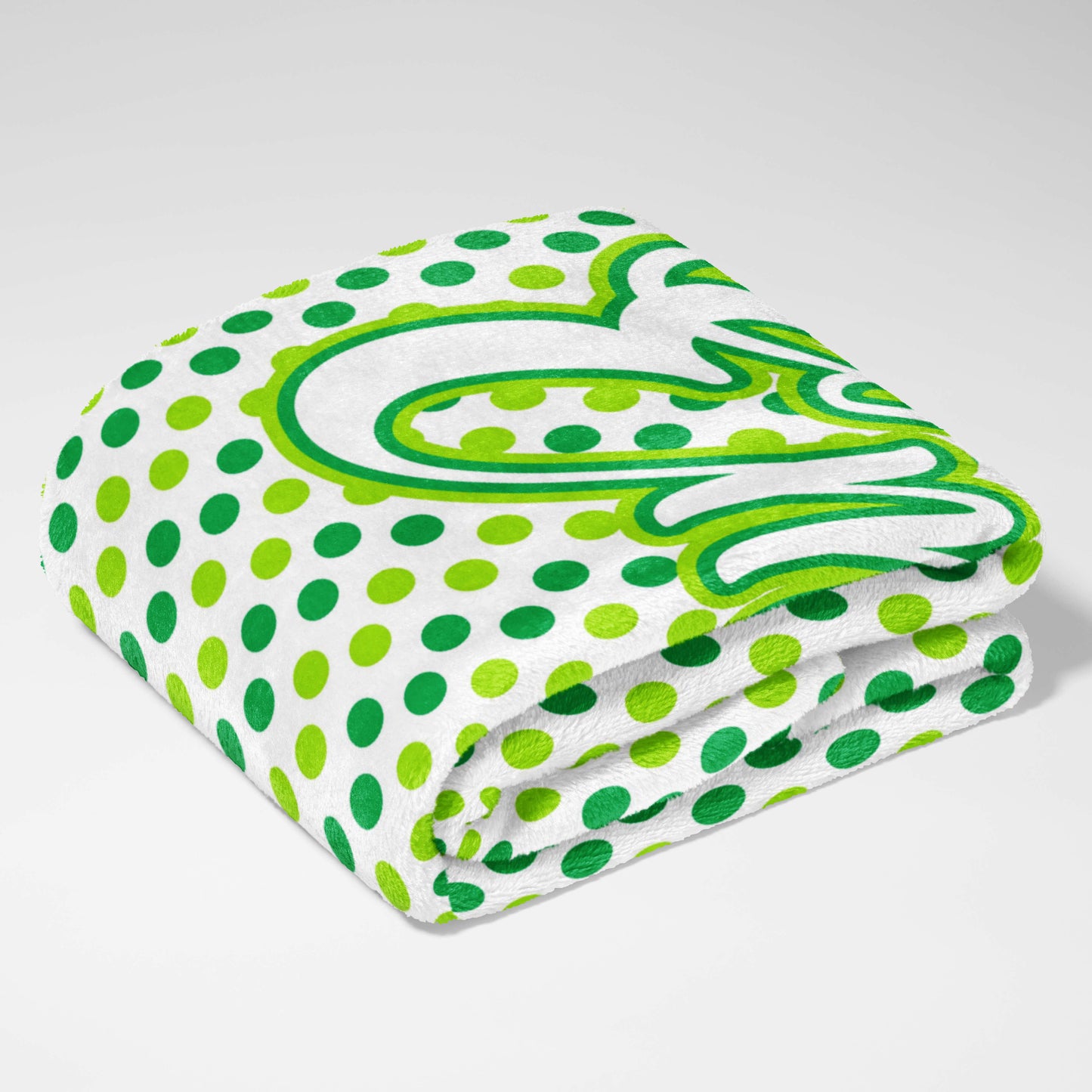 Green Dotty Dreams Blanket