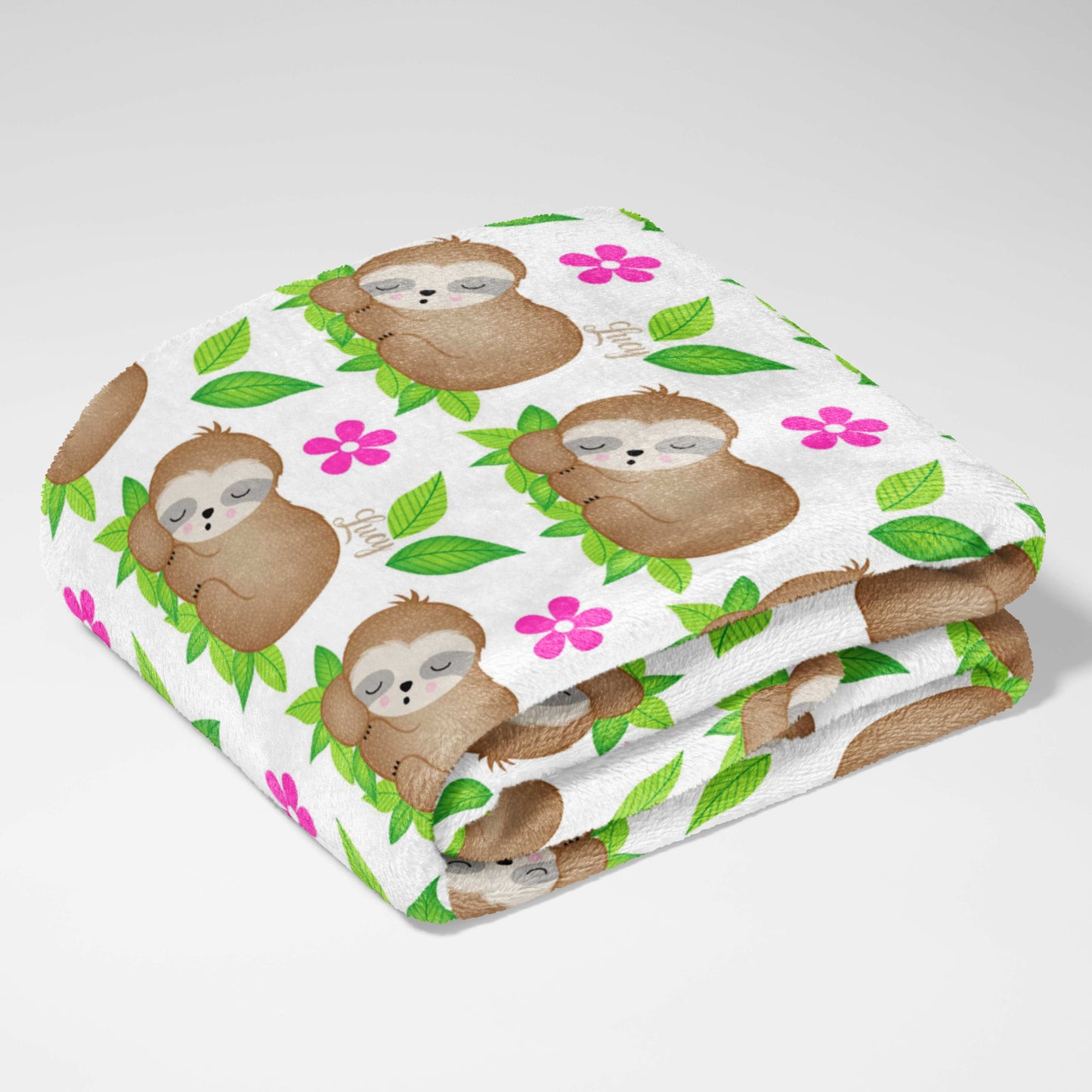 Sloth & Blossom Dreams Blanket
