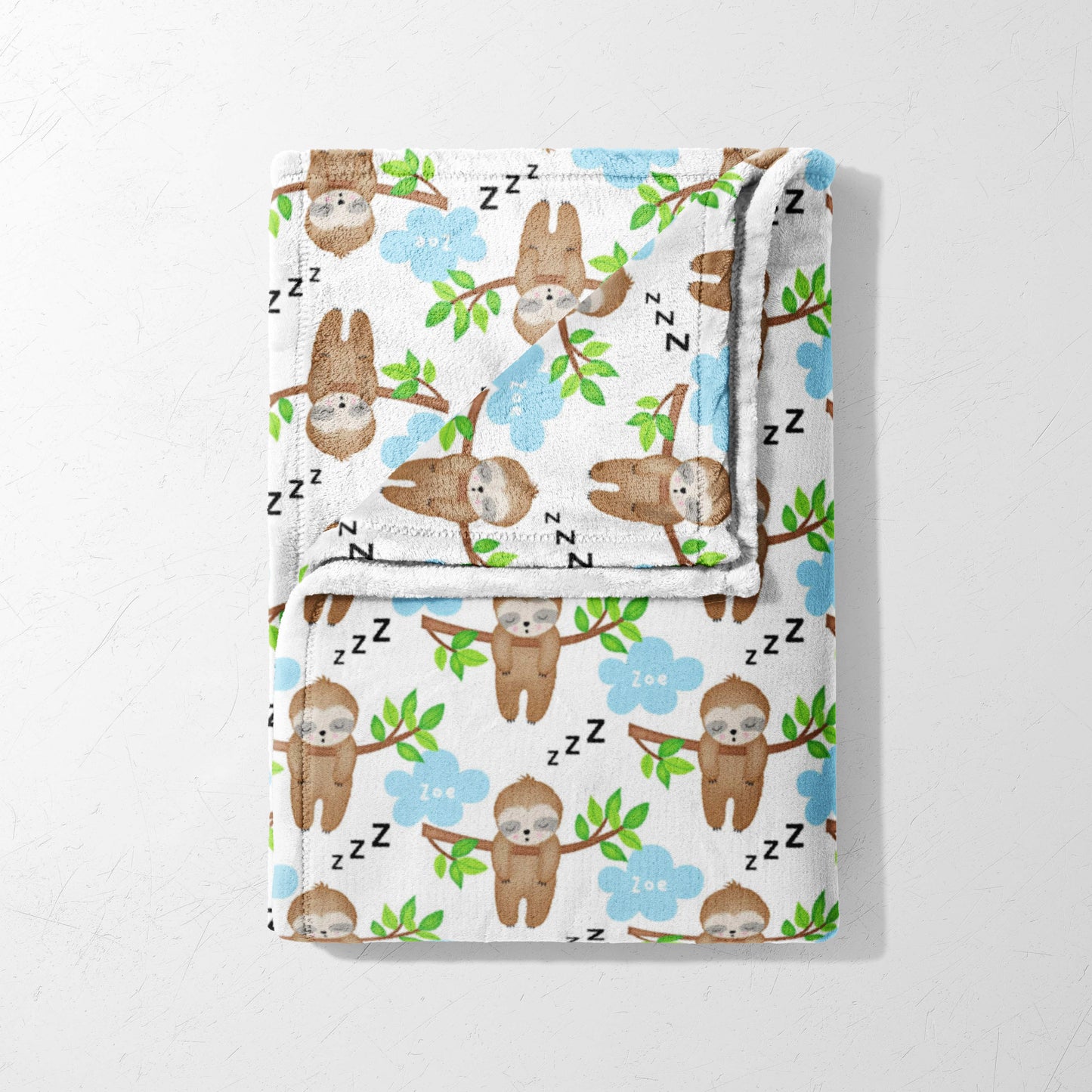 Sleepy Sloth Snuggle Blanket