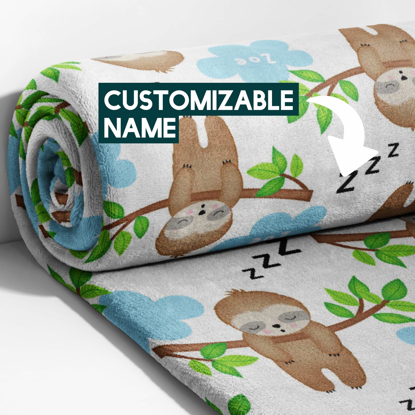 Sleepy Sloth Snuggle Blanket