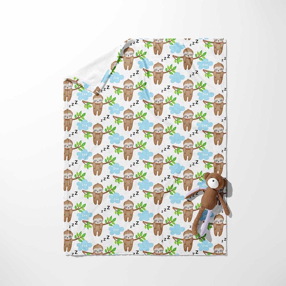 Sleepy Sloth Snuggle Blanket