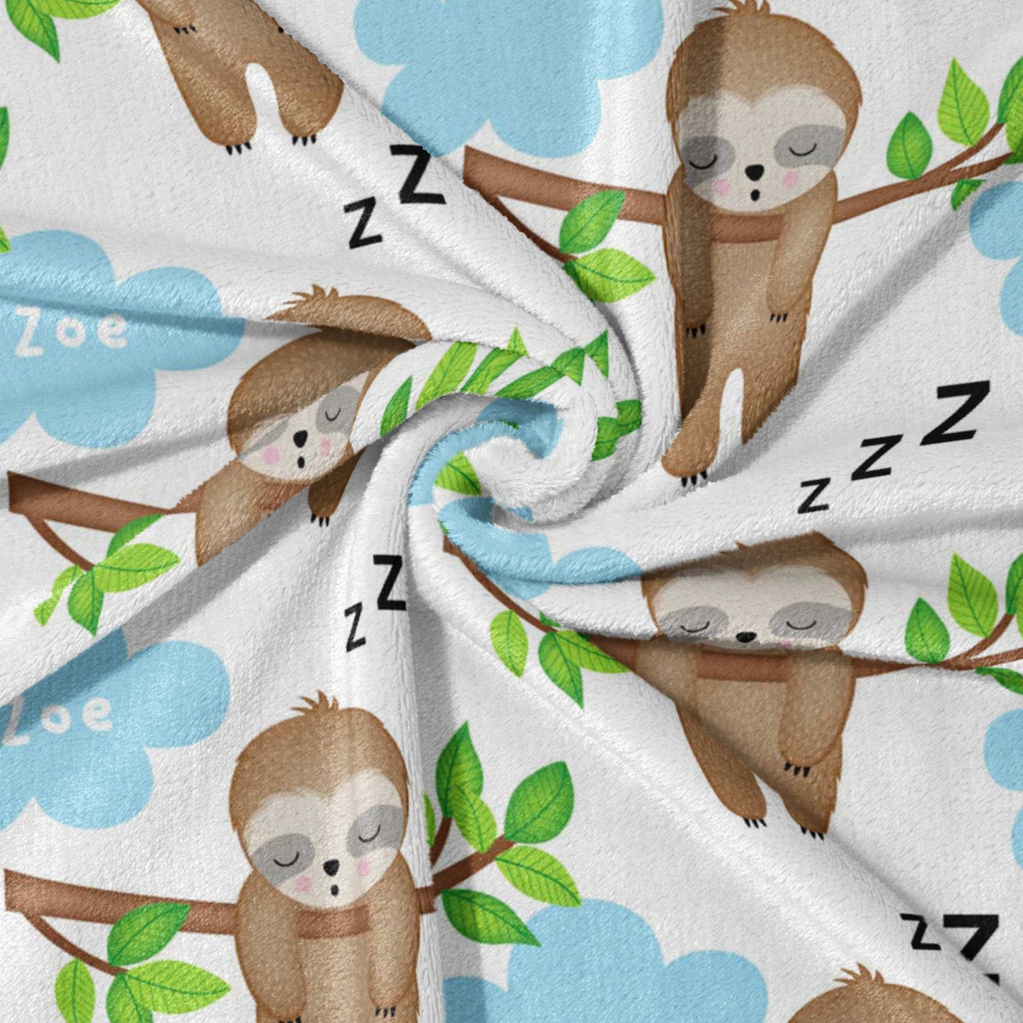 Sleepy Sloth Snuggle Blanket