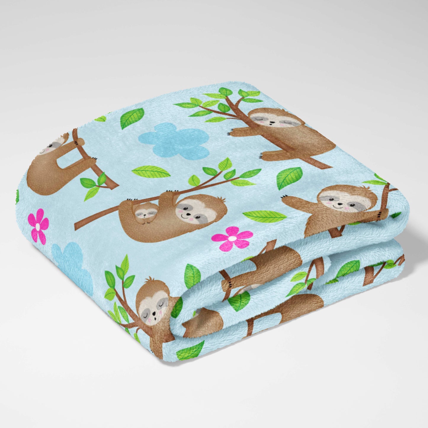 Sloth Garden Dreams Blanket