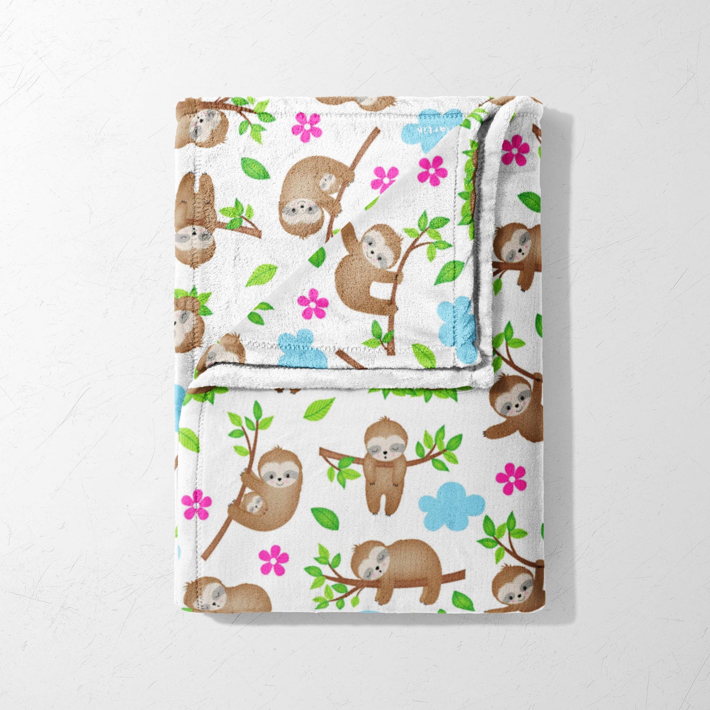 Sloth & Bloom Cuddle Blanket