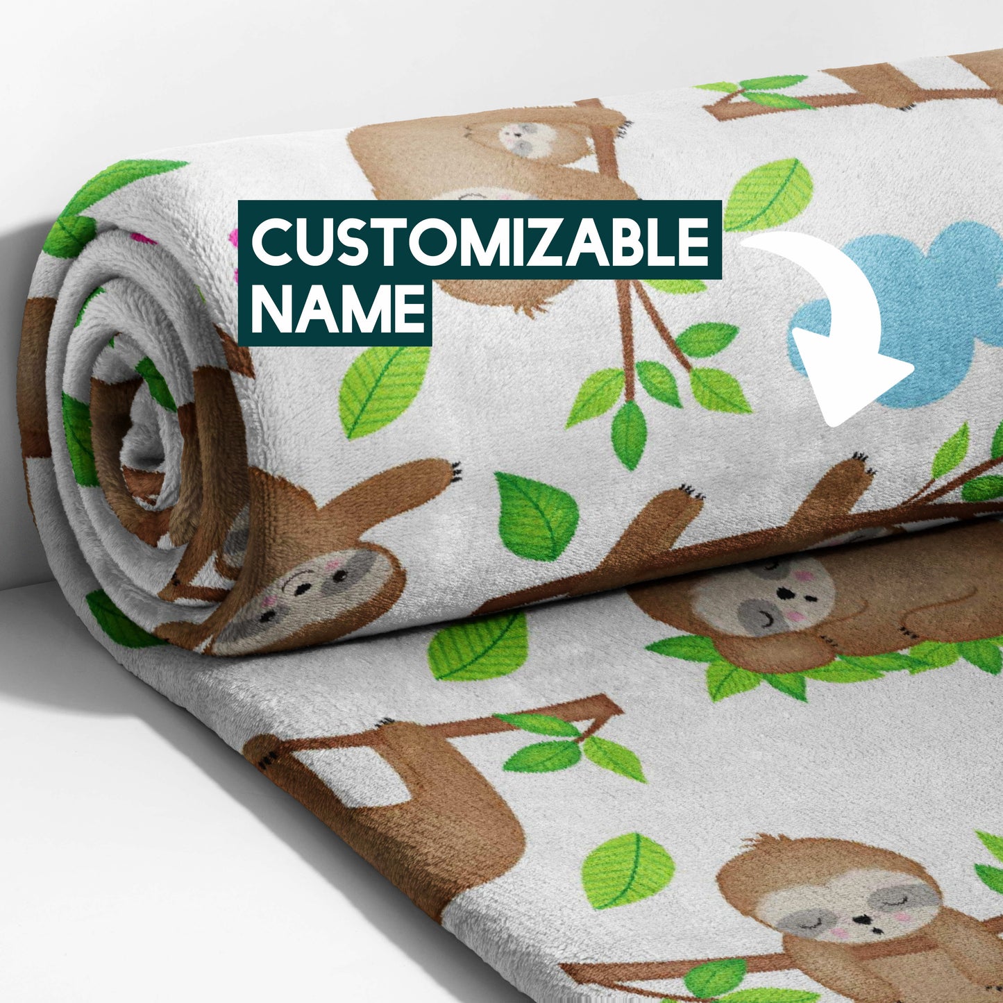 Sloth & Bloom Cuddle Blanket