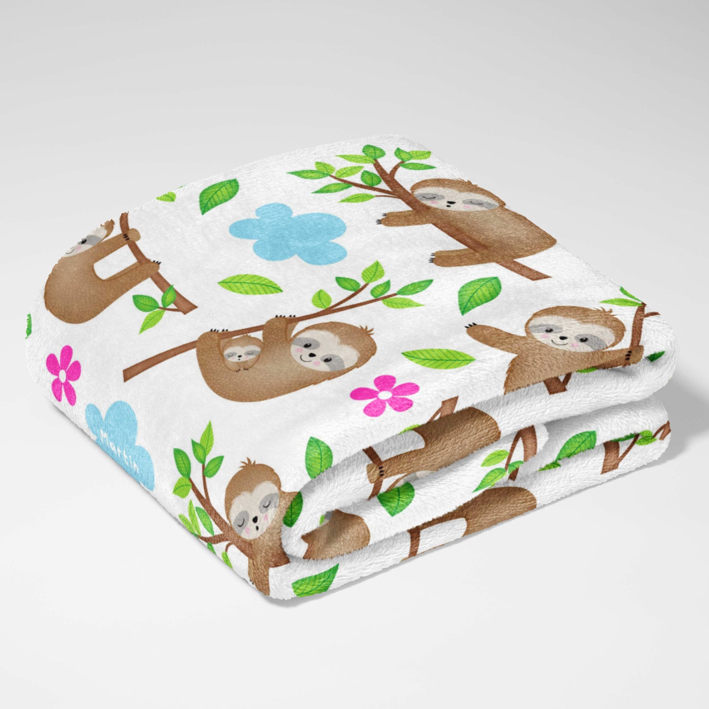 Sloth & Bloom Cuddle Blanket
