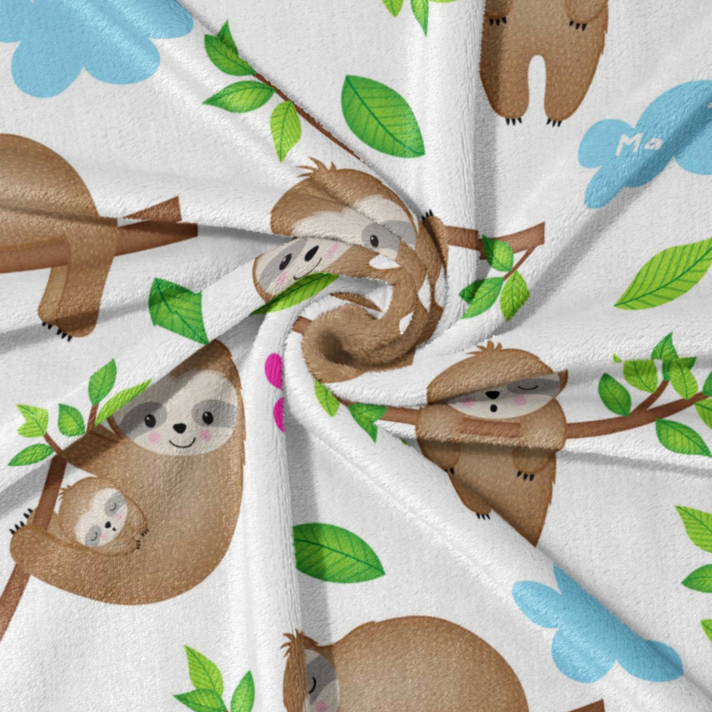 Sloth & Bloom Cuddle Blanket