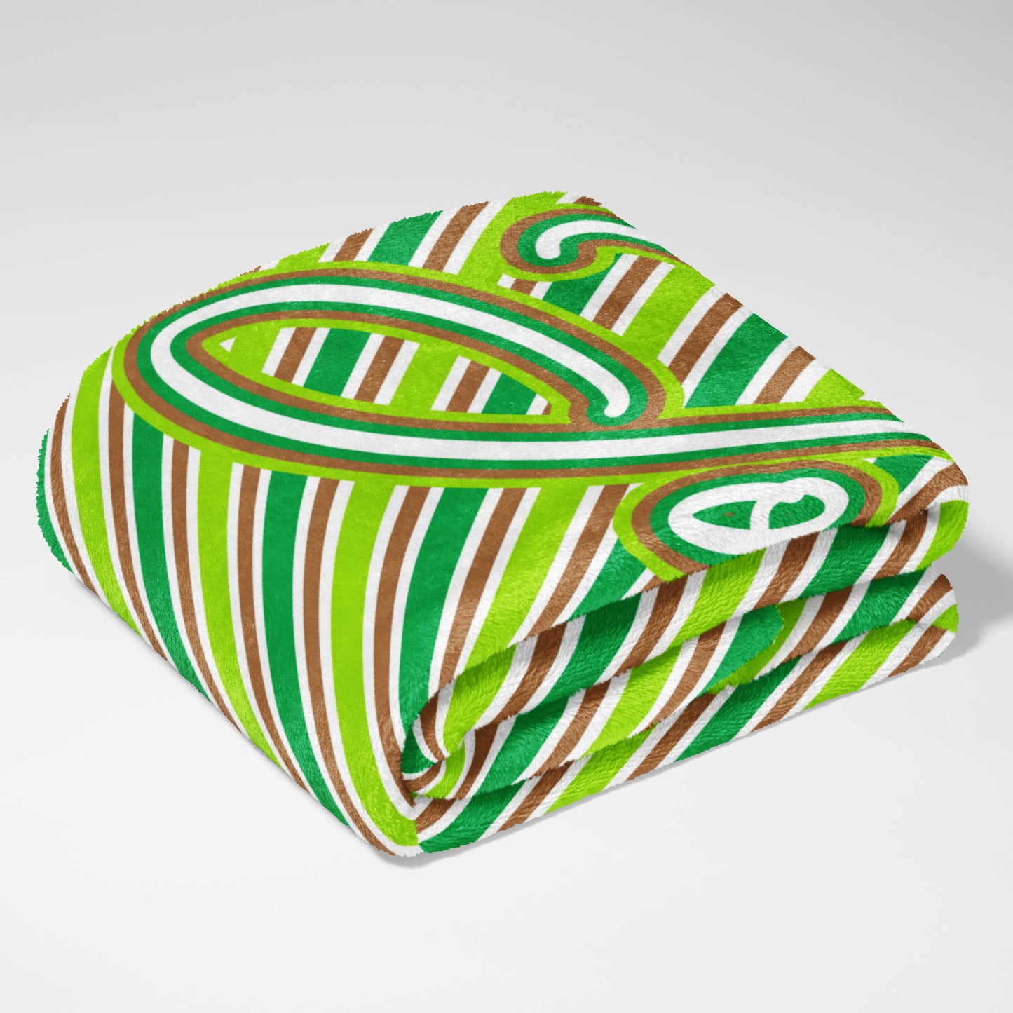 Striped Candy Swirl Blanket