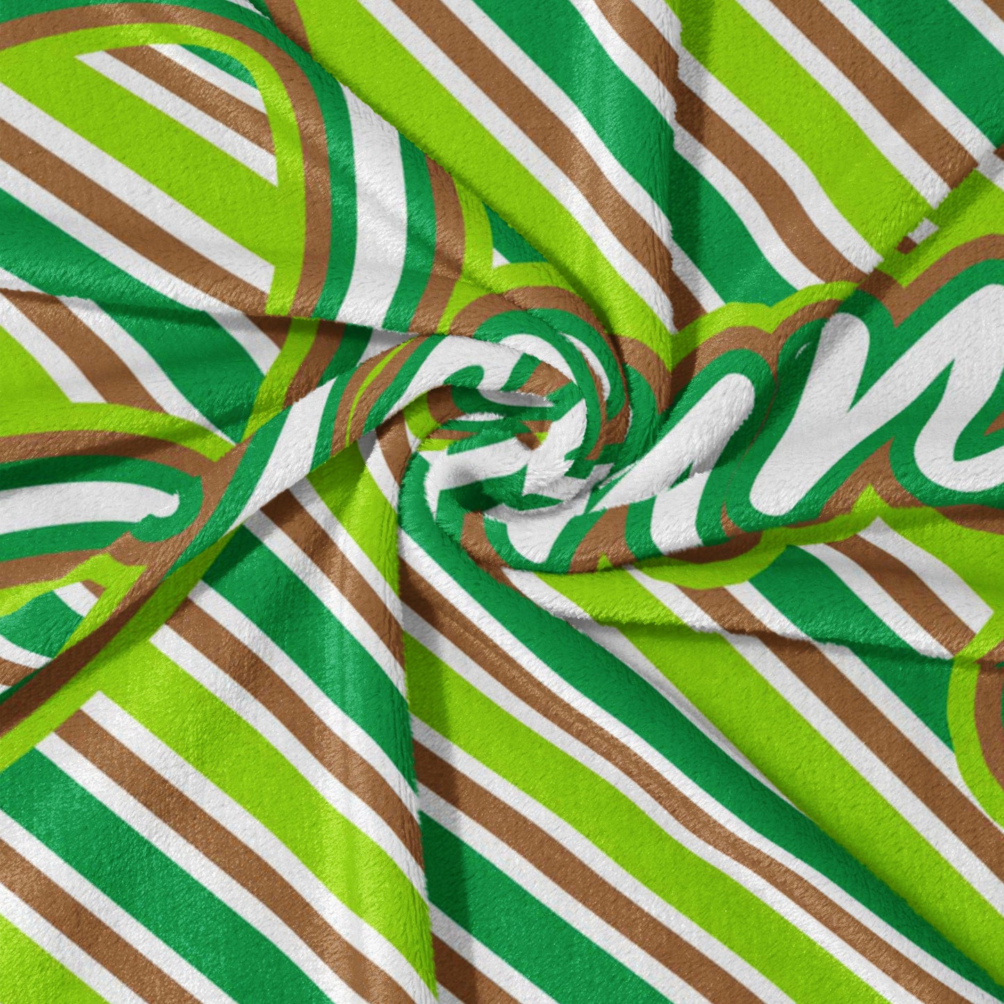 Striped Candy Swirl Blanket