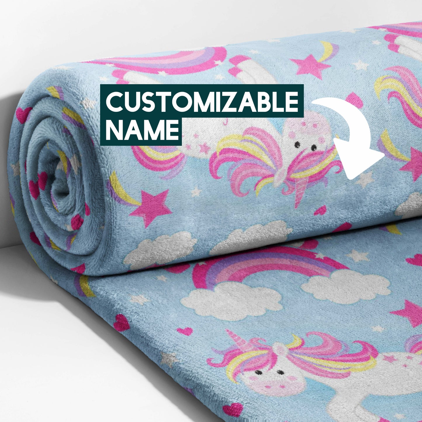 Unicorn Rainbow Romp Blanket