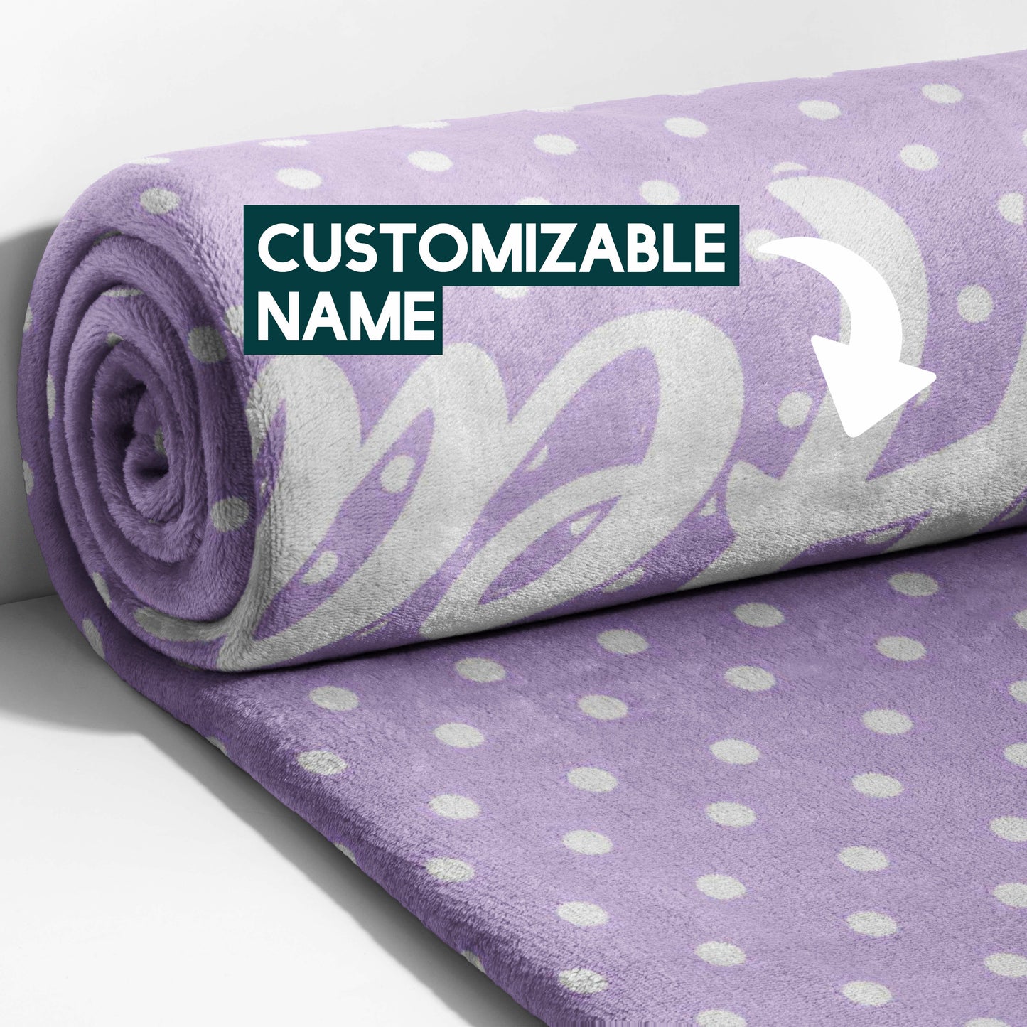 Lavender Dotty Dreams Blanket