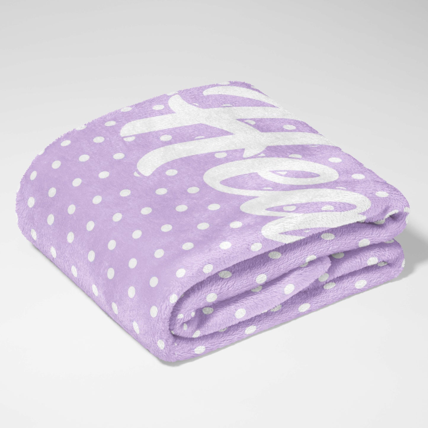 Lavender Dotty Dreams Blanket