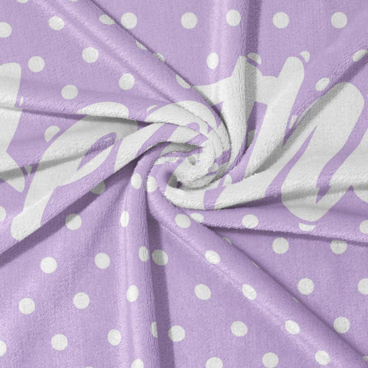 Lavender Dotty Dreams Blanket