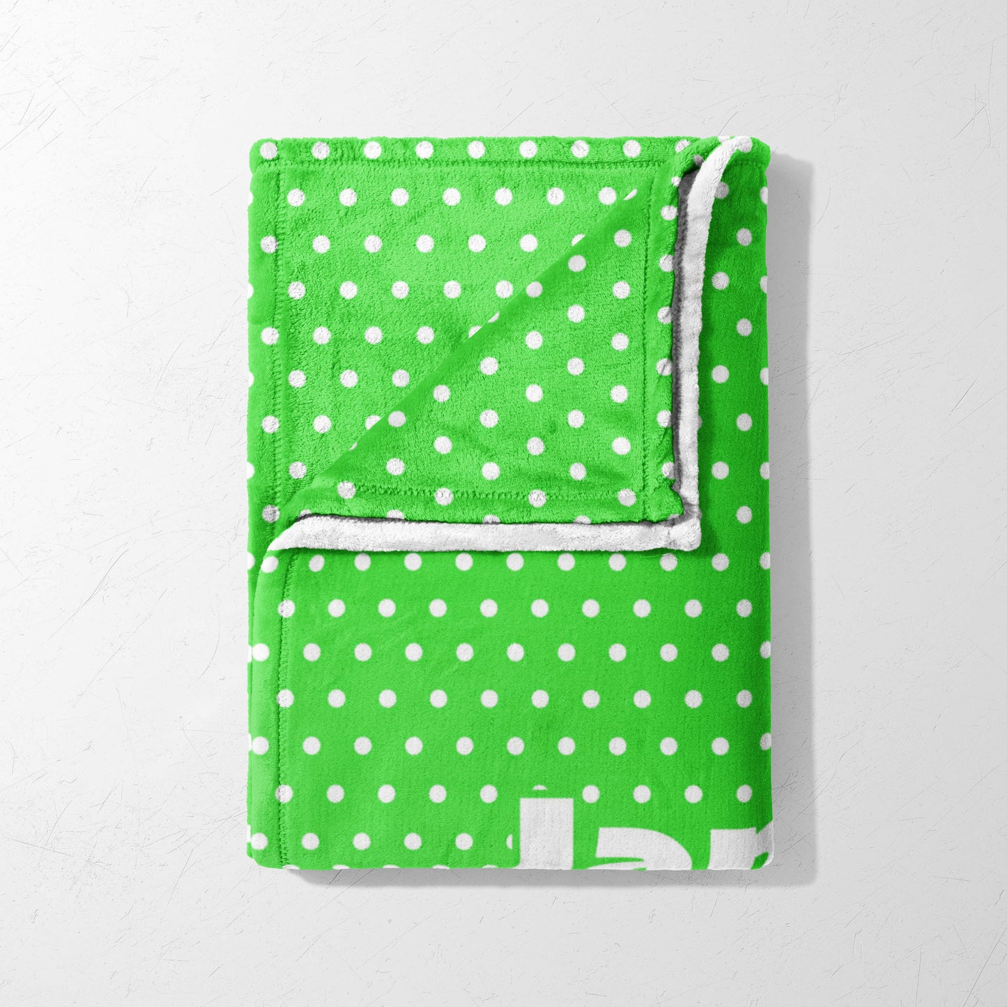 Lime Dot Delight Blanket