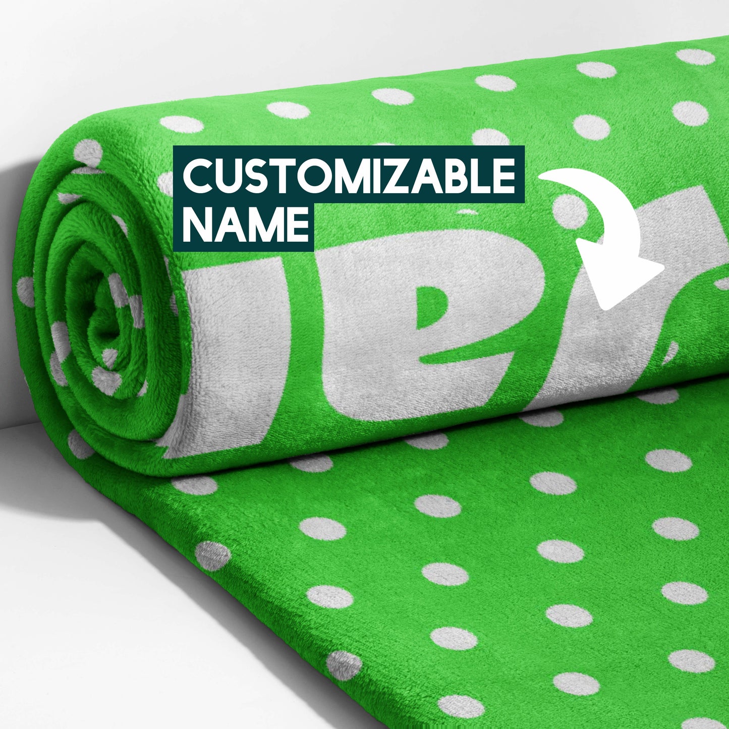Lime Dot Delight Blanket