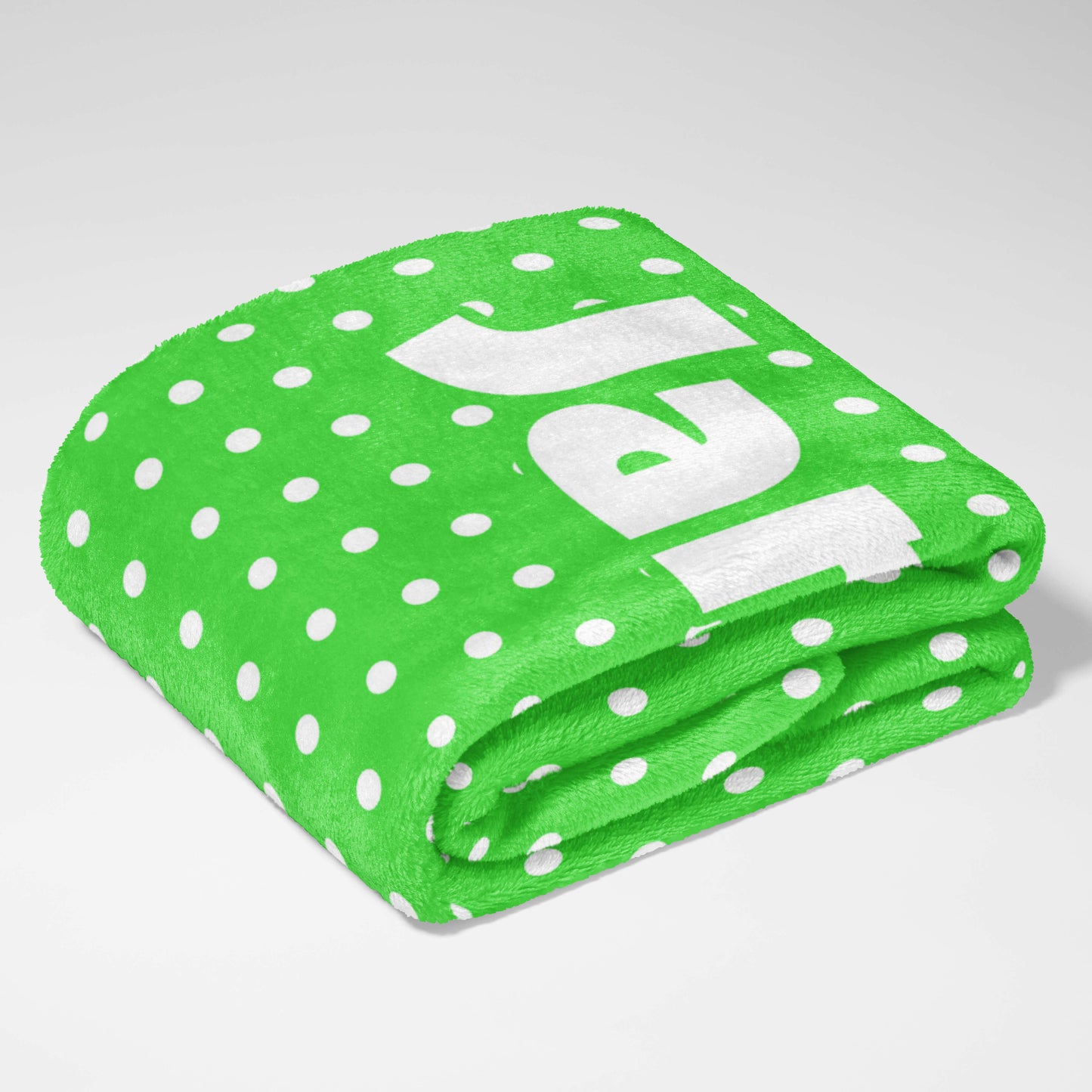 Lime Dot Delight Blanket
