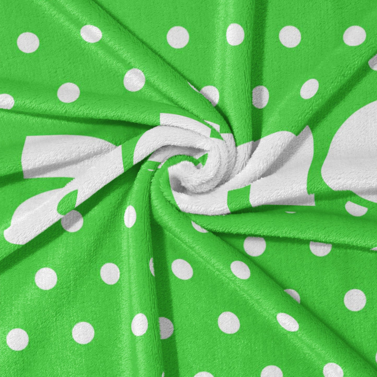 Lime Dot Delight Blanket