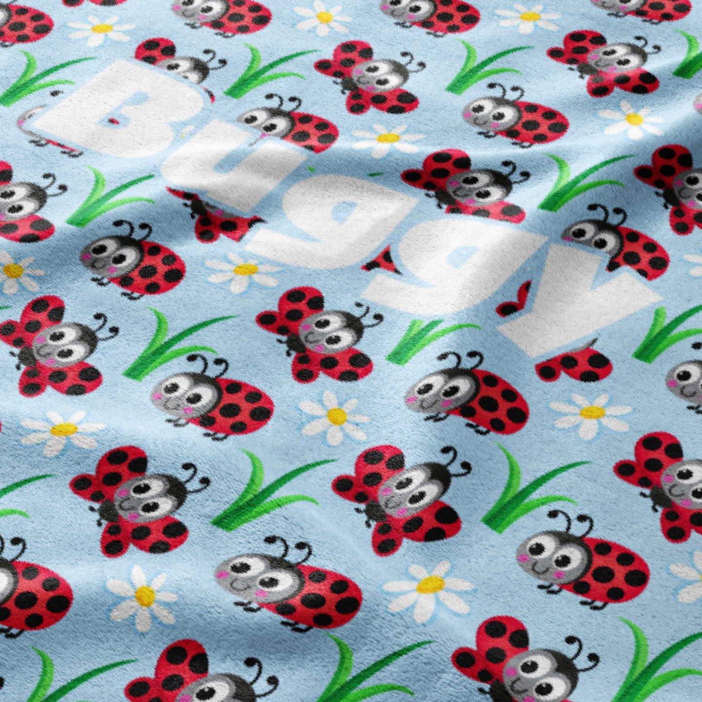 Ladybug Garden Giggles Blanket