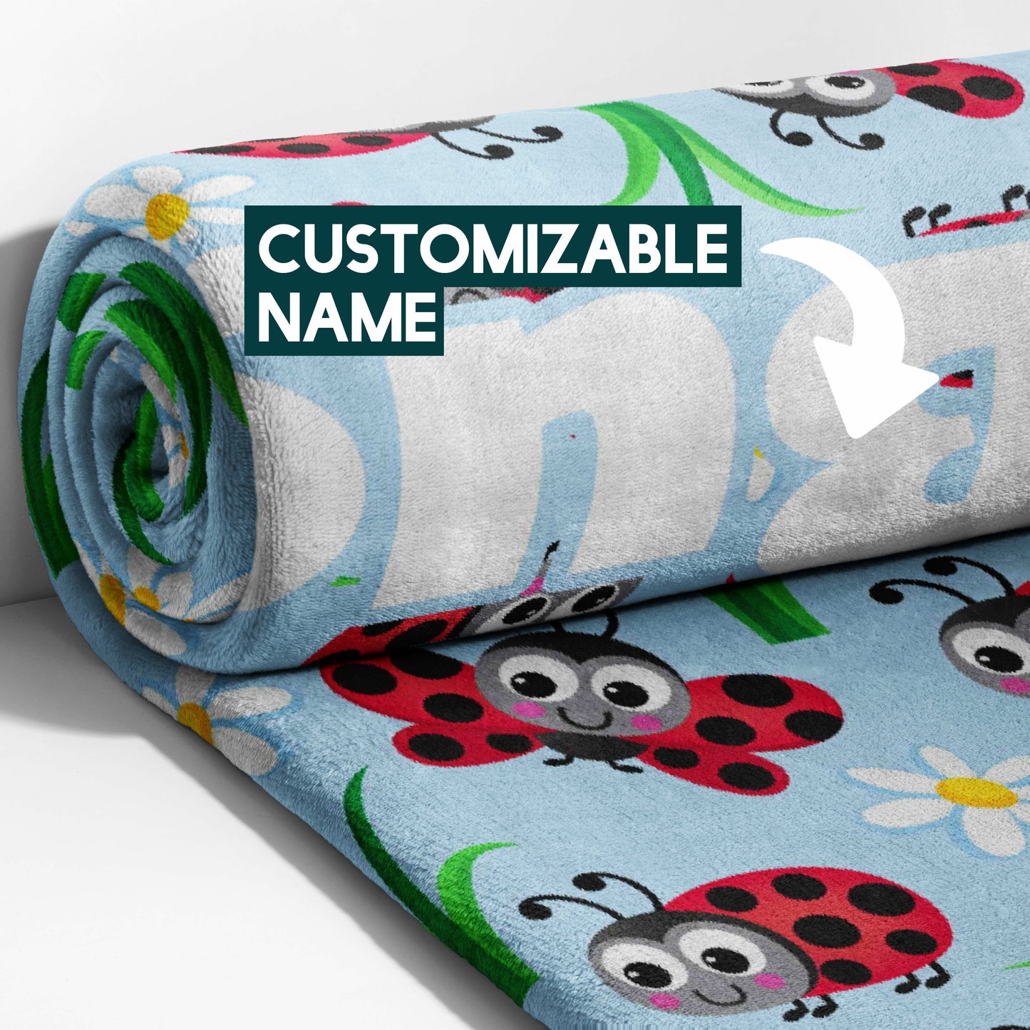 Ladybug Garden Giggles Blanket
