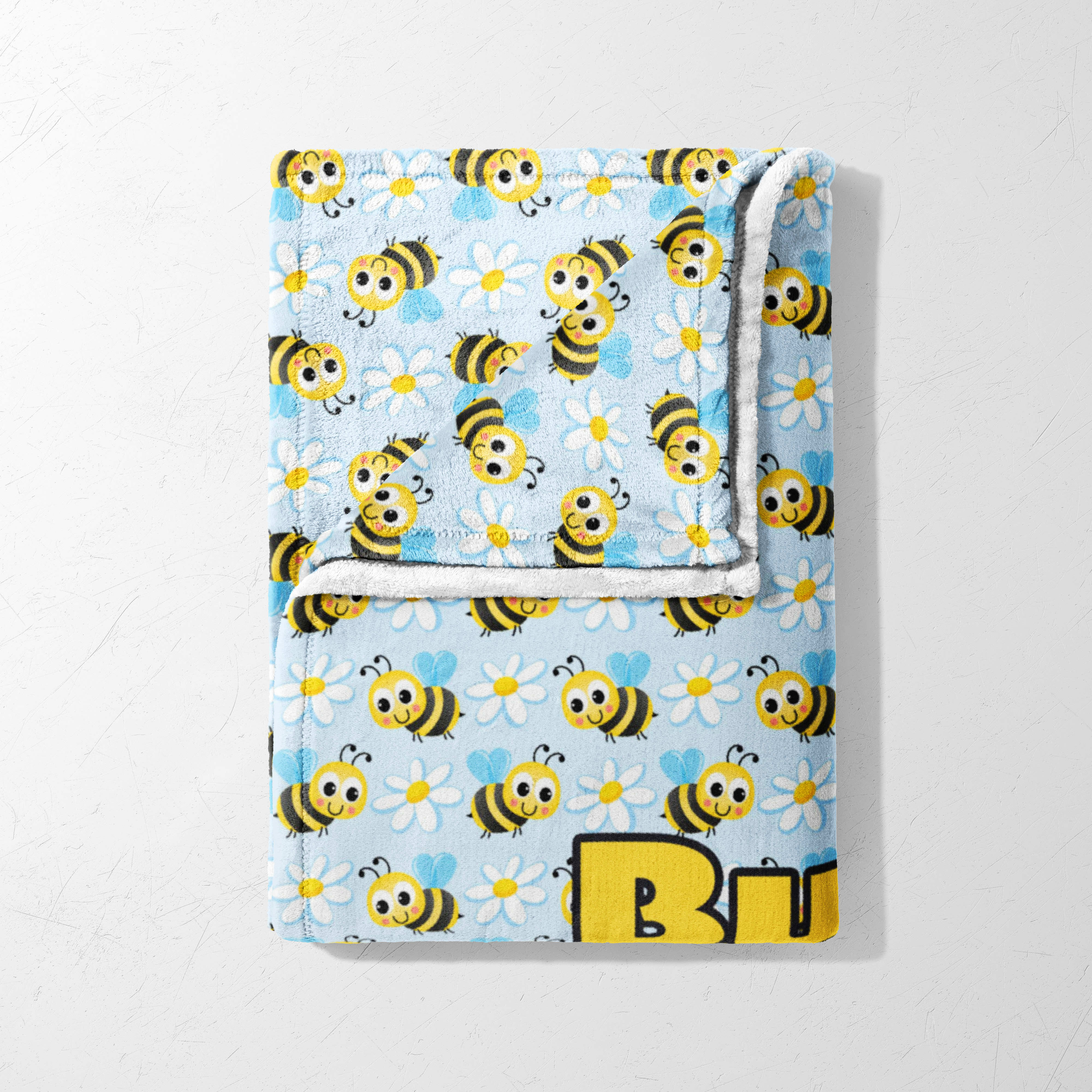 Busy Bee Blooms Blanket