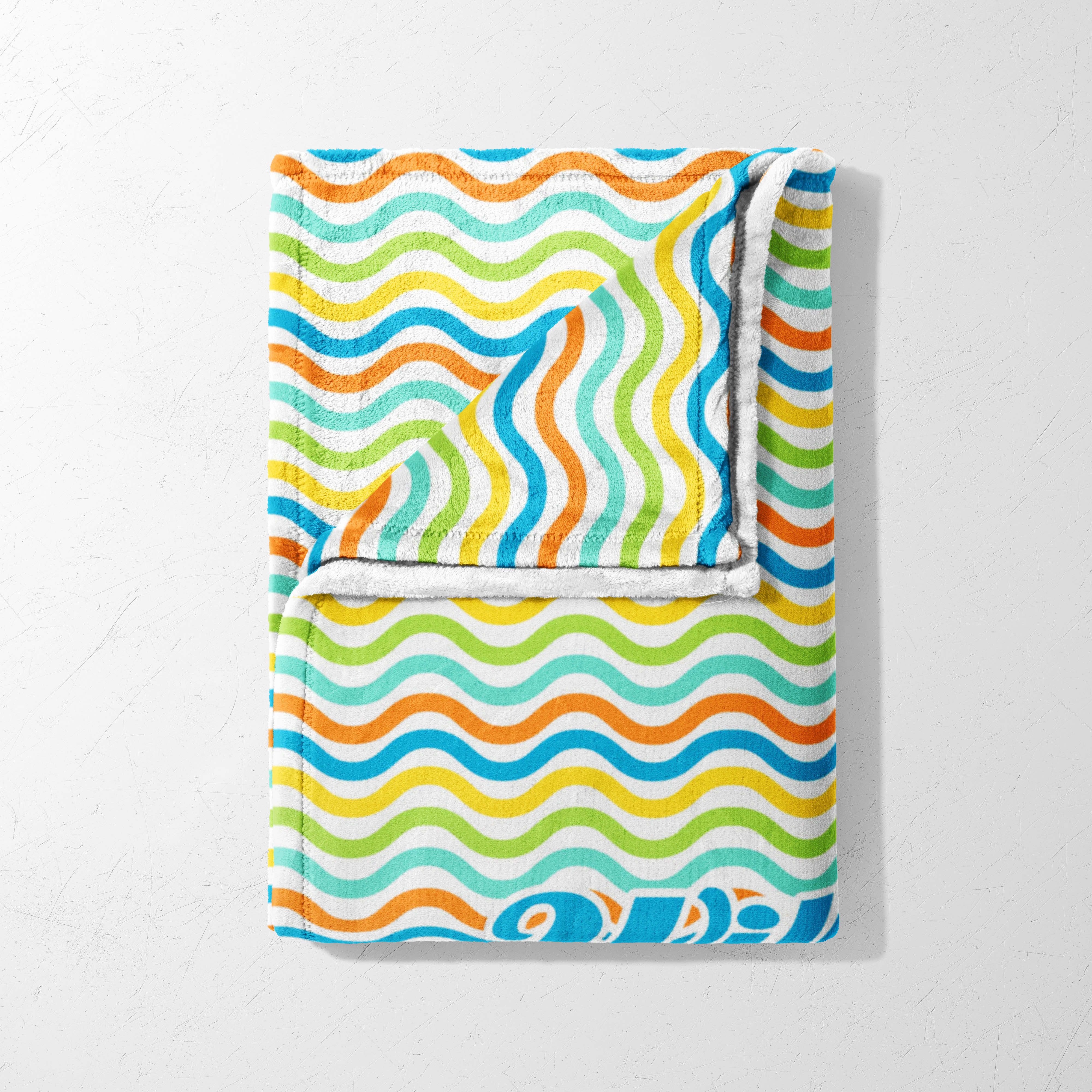 Rainbow Ripple Snuggle Blanket