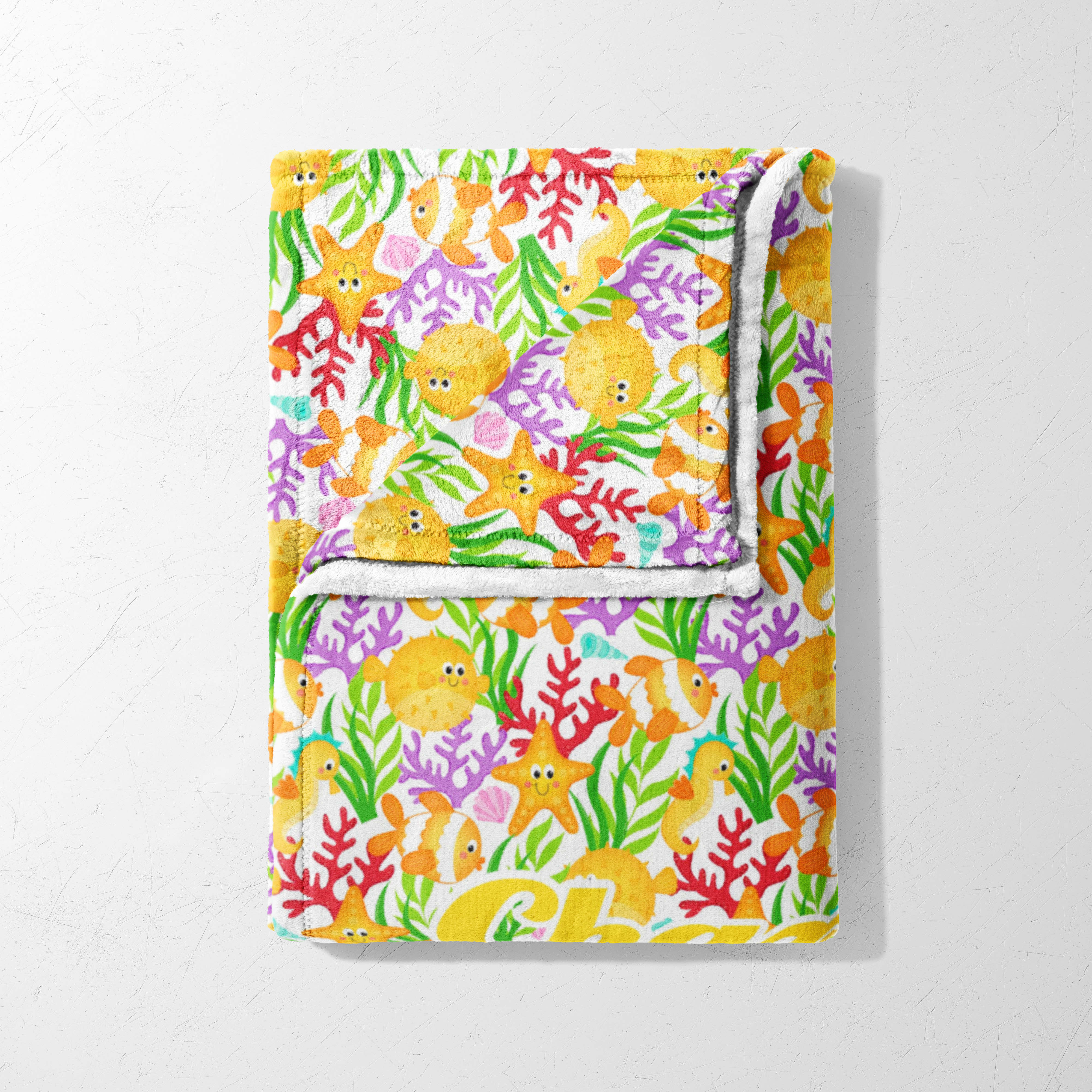 Coral Cove Cuddle Blanket