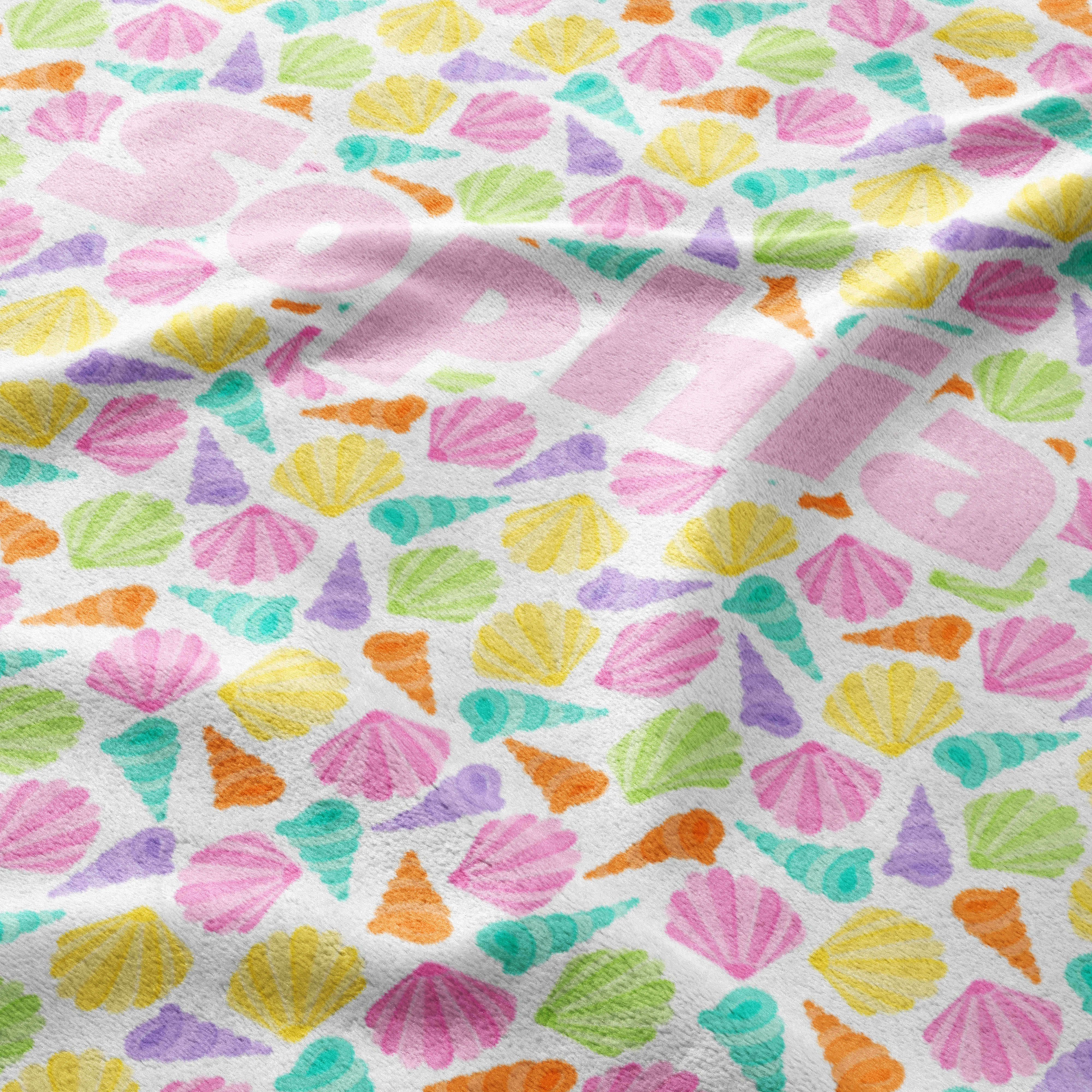 Seashell Shore Snuggle Blanket