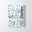 Teddy & Blue Pram Parade Blanket