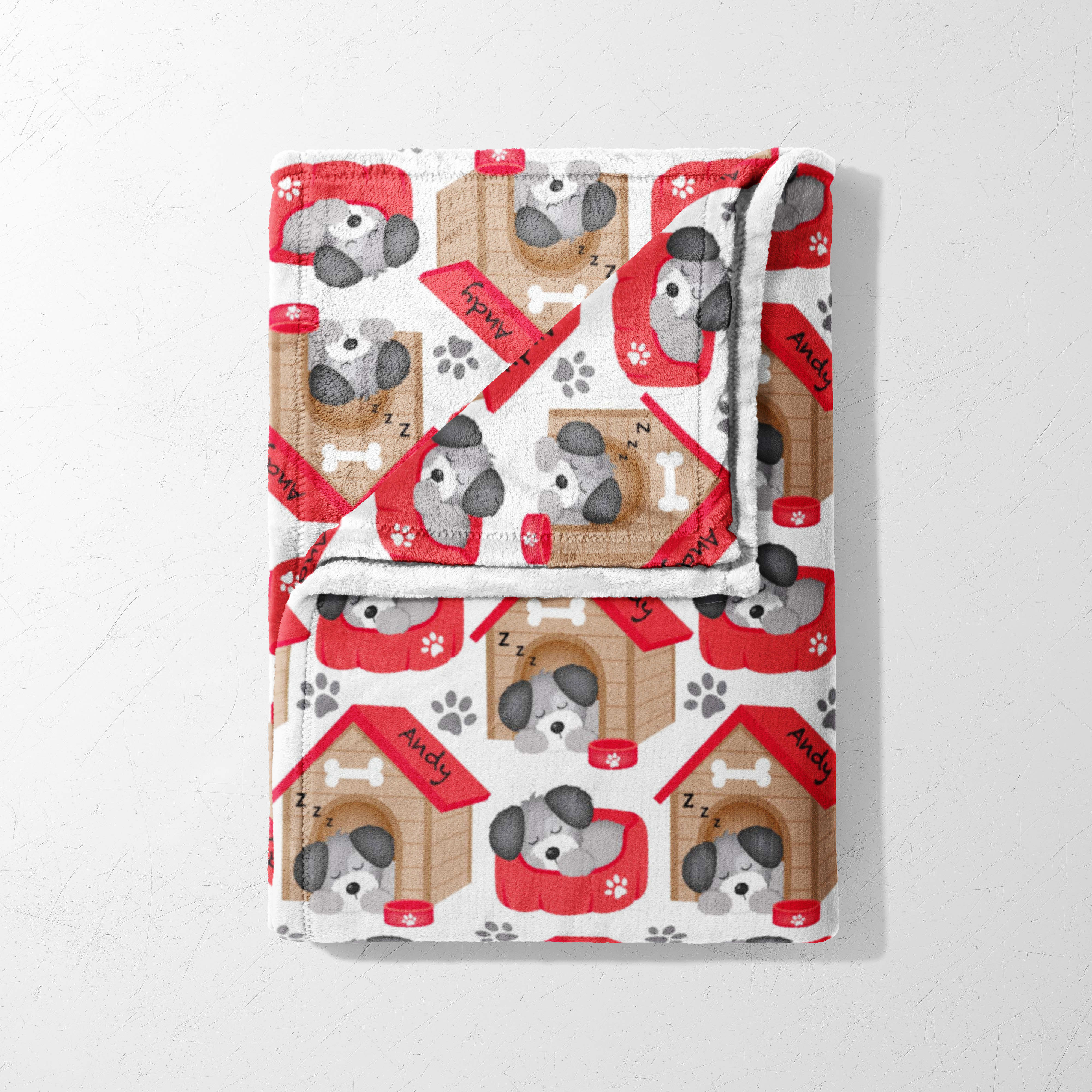 Puppy in a Doghouse Blanket