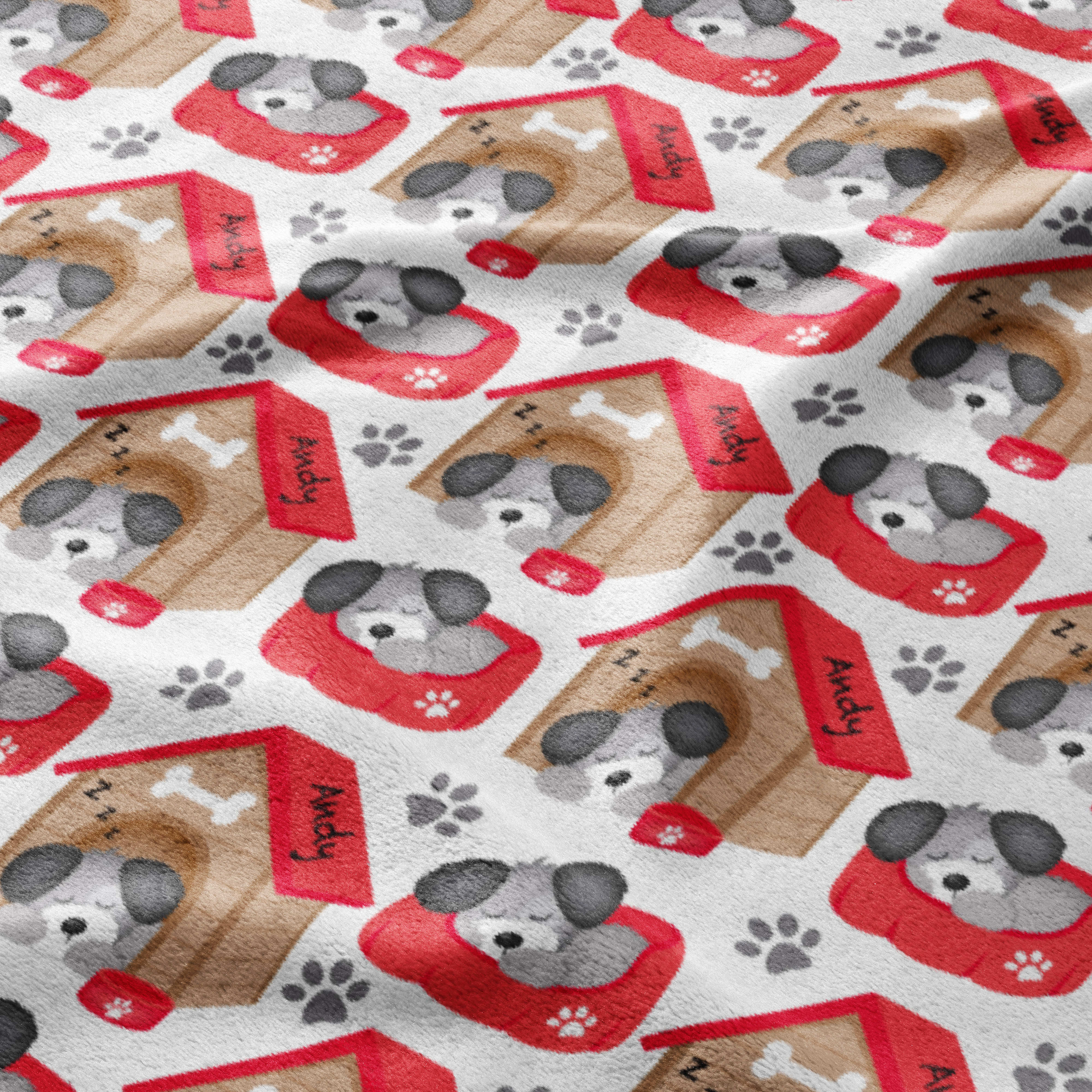 Puppy in a Doghouse Blanket