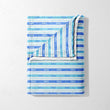 Ocean Breeze Stripes Blanket