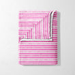 Pink Candy Stripes Blanket