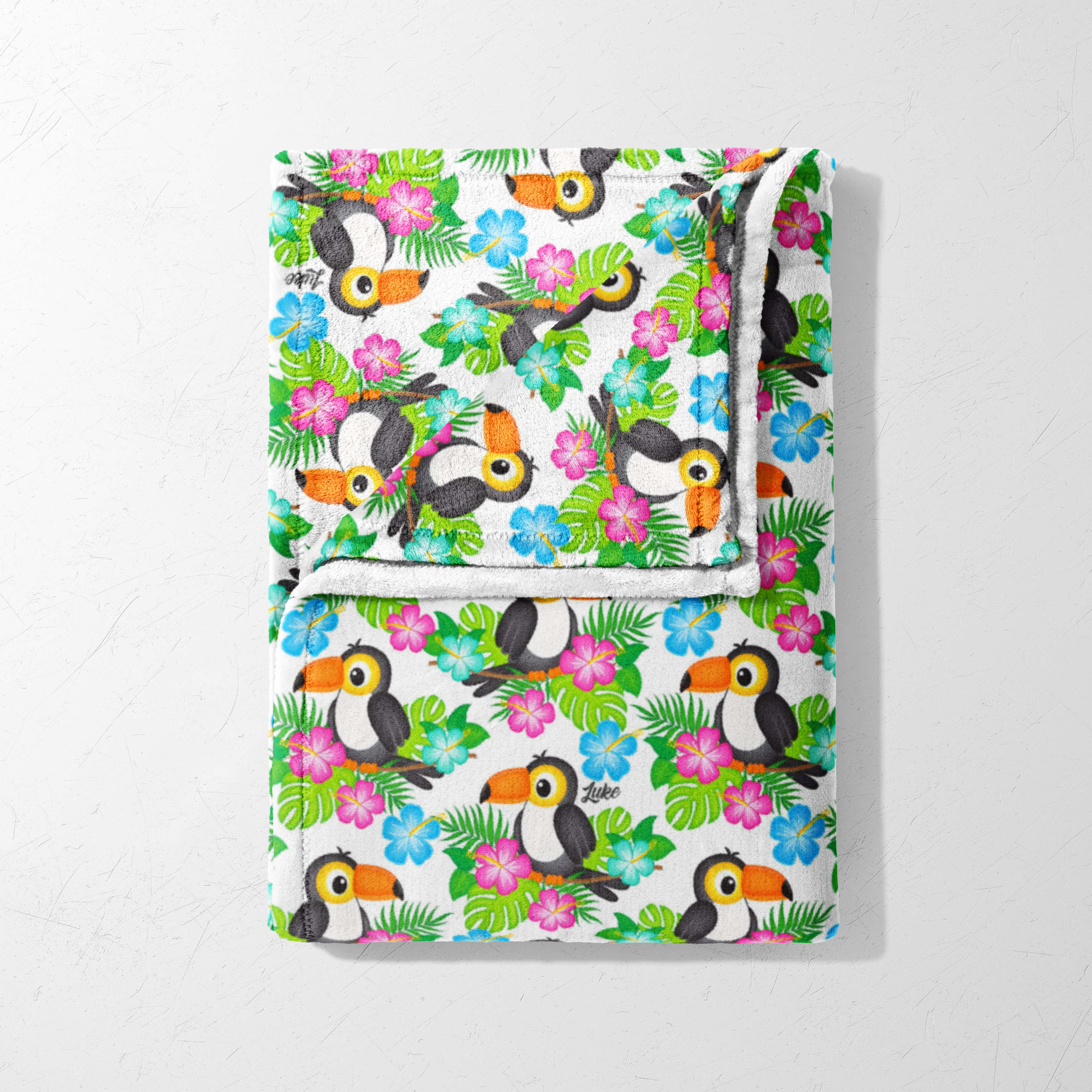 Toucan Tropical Paradise Blanket