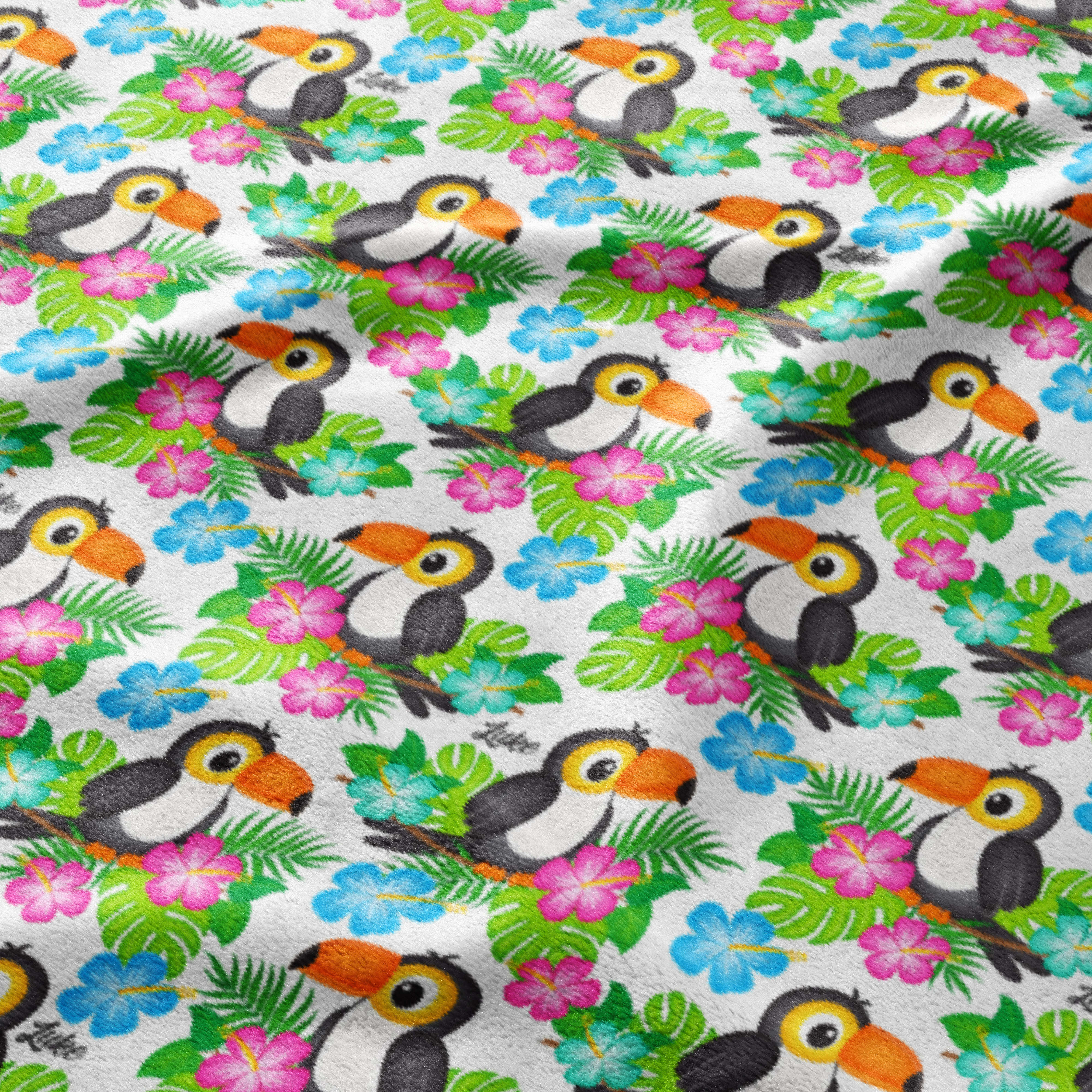Toucan Tropical Paradise Blanket