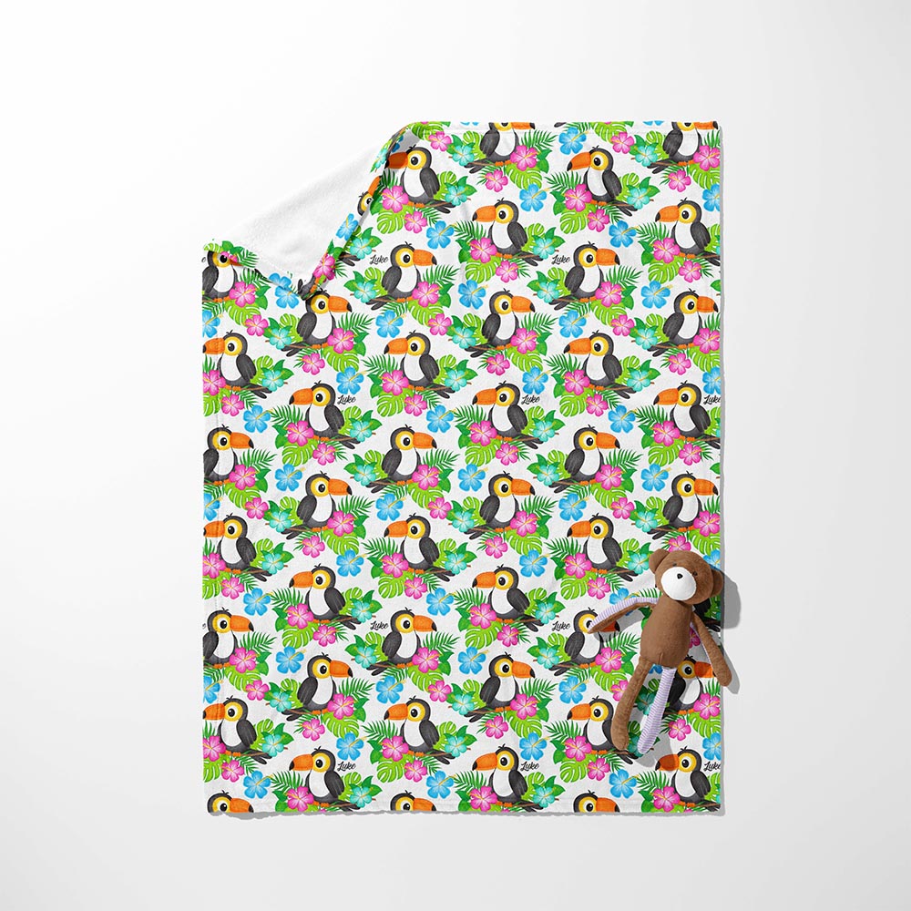 Toucan Tropical Paradise Blanket