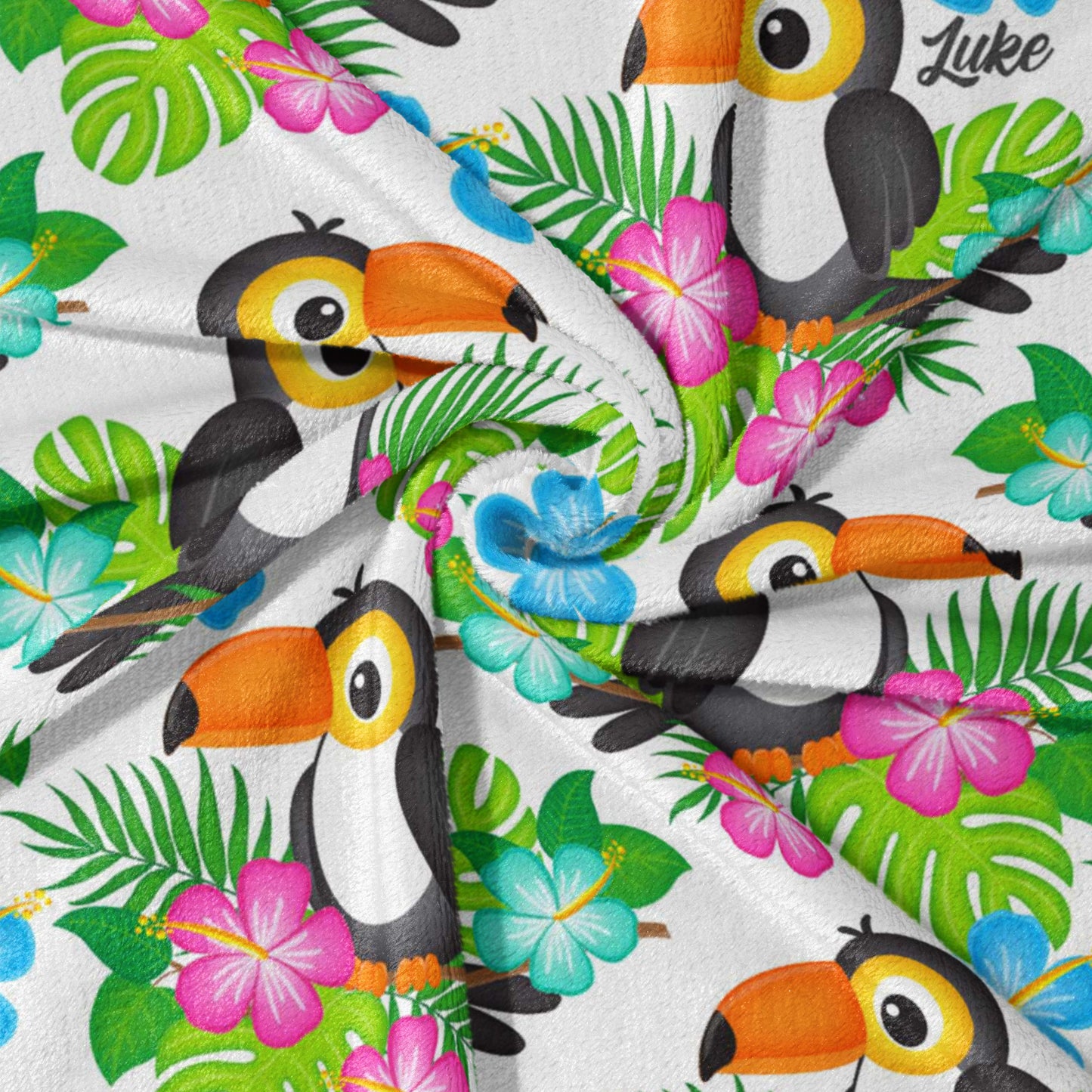 Toucan Tropical Paradise Blanket