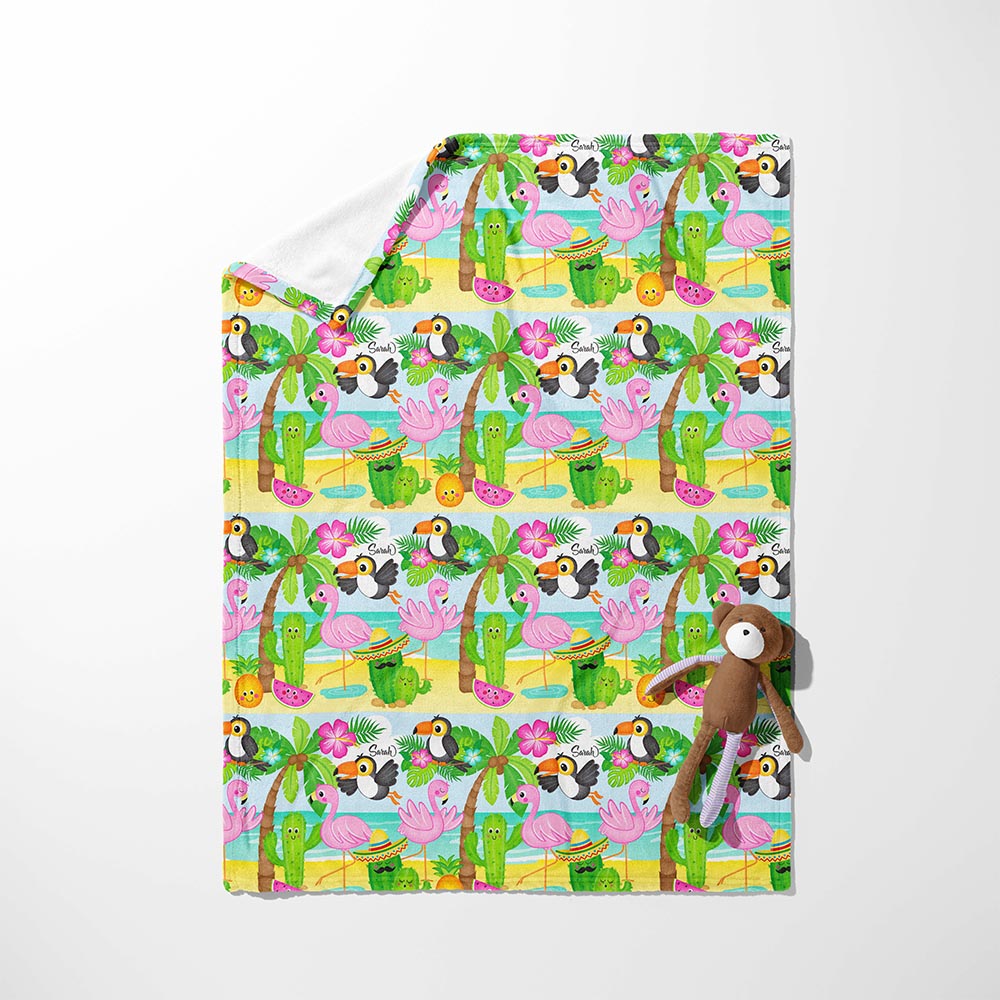 Tropical Fiesta Friends Blanket
