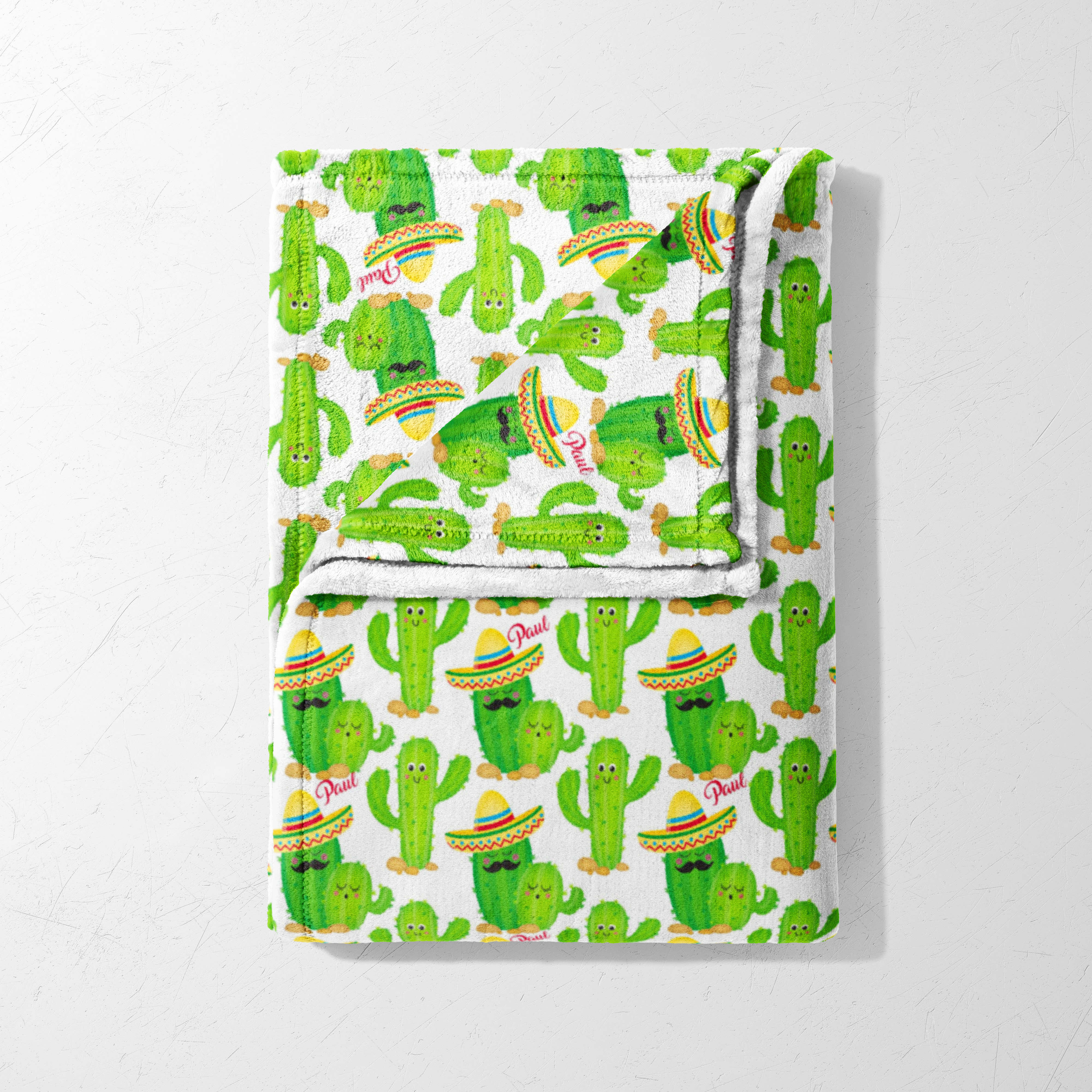 Sombrero Cactus Party Blanket