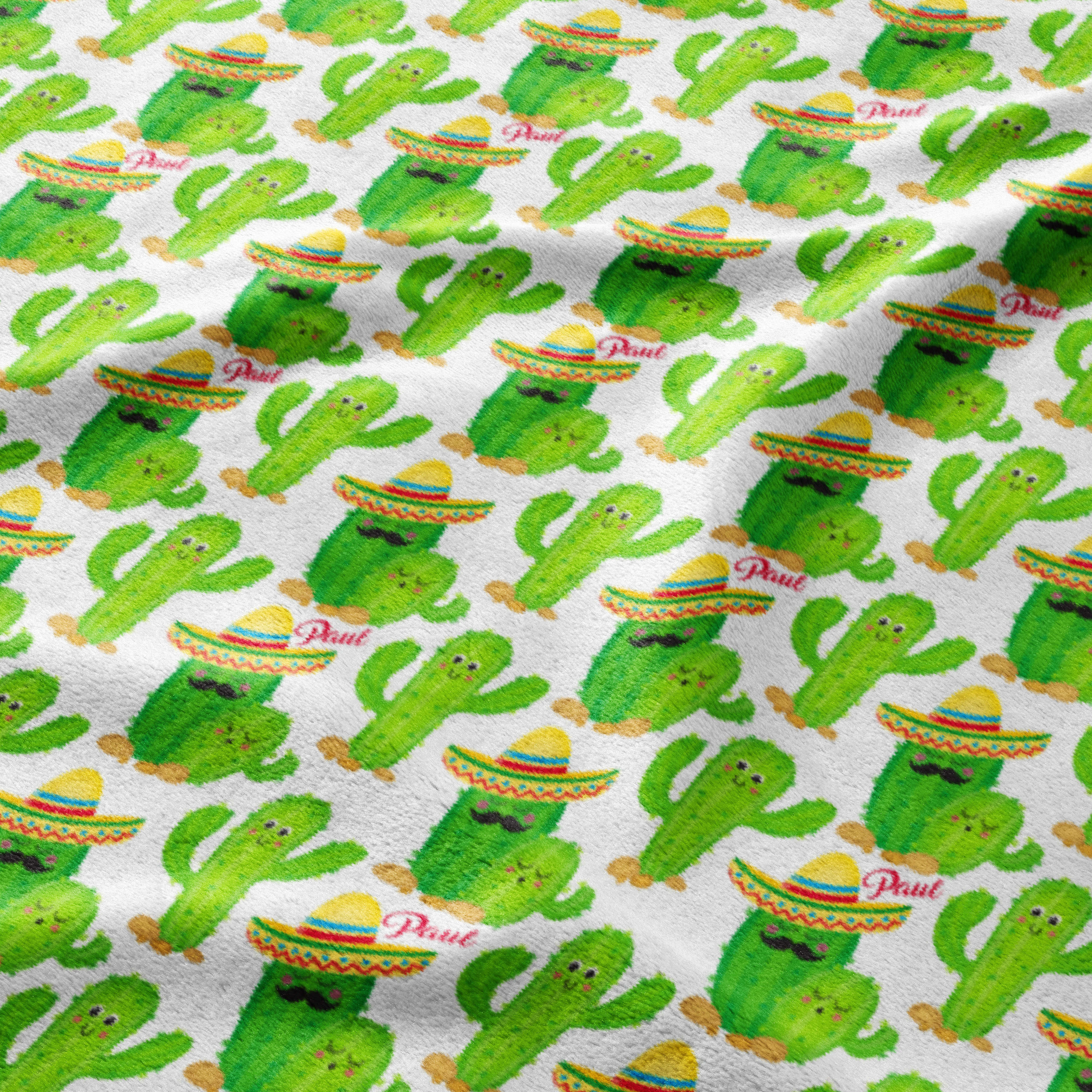 Sombrero Cactus Party Blanket
