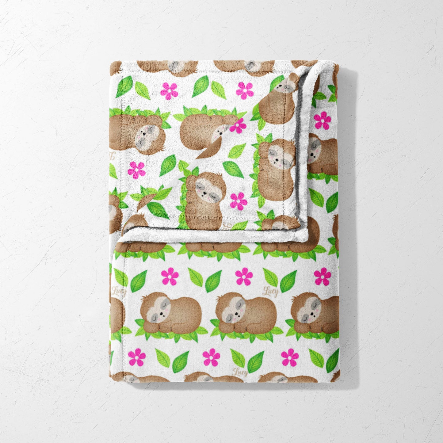 Sloth & Blossom Dreams Blanket