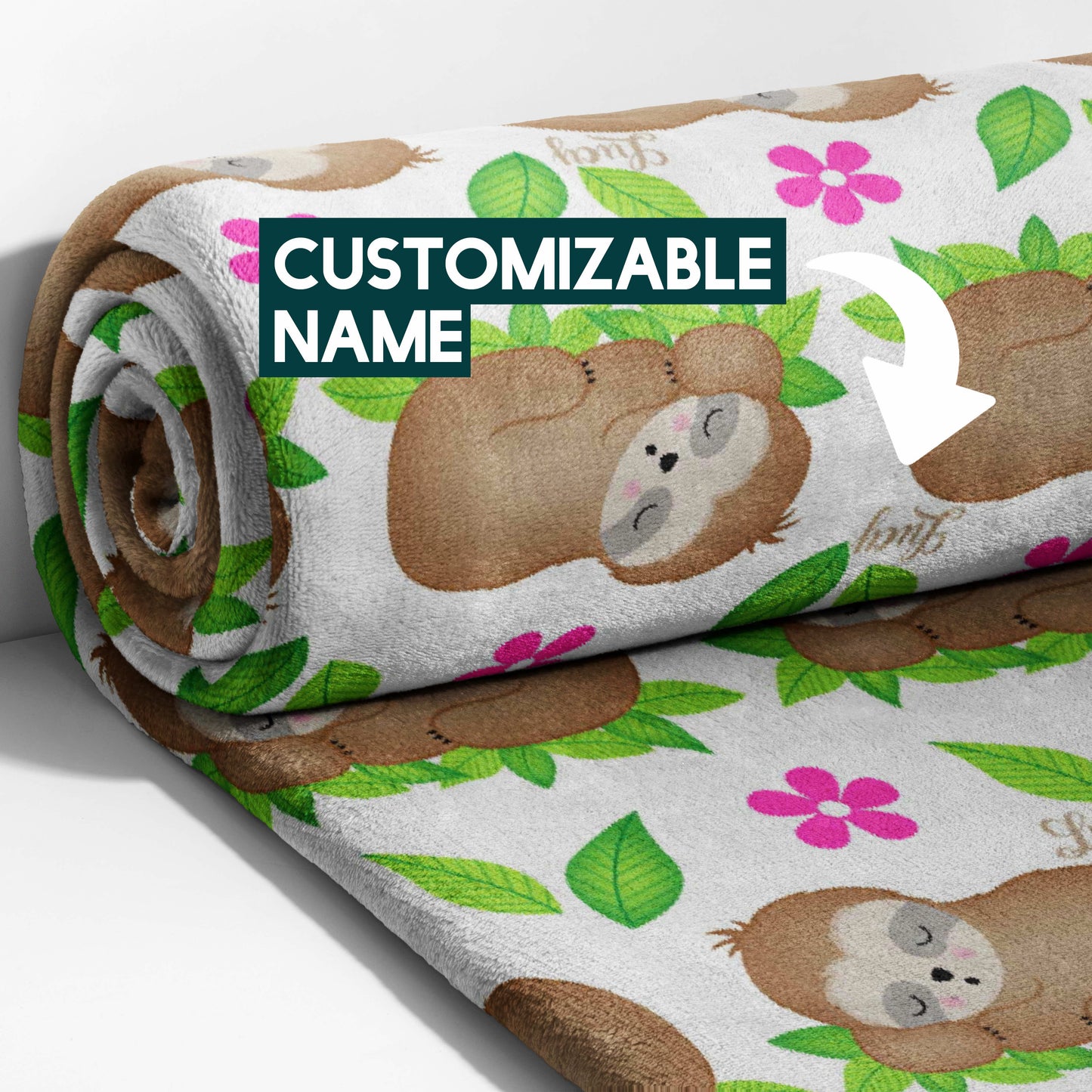 Sloth & Blossom Dreams Blanket