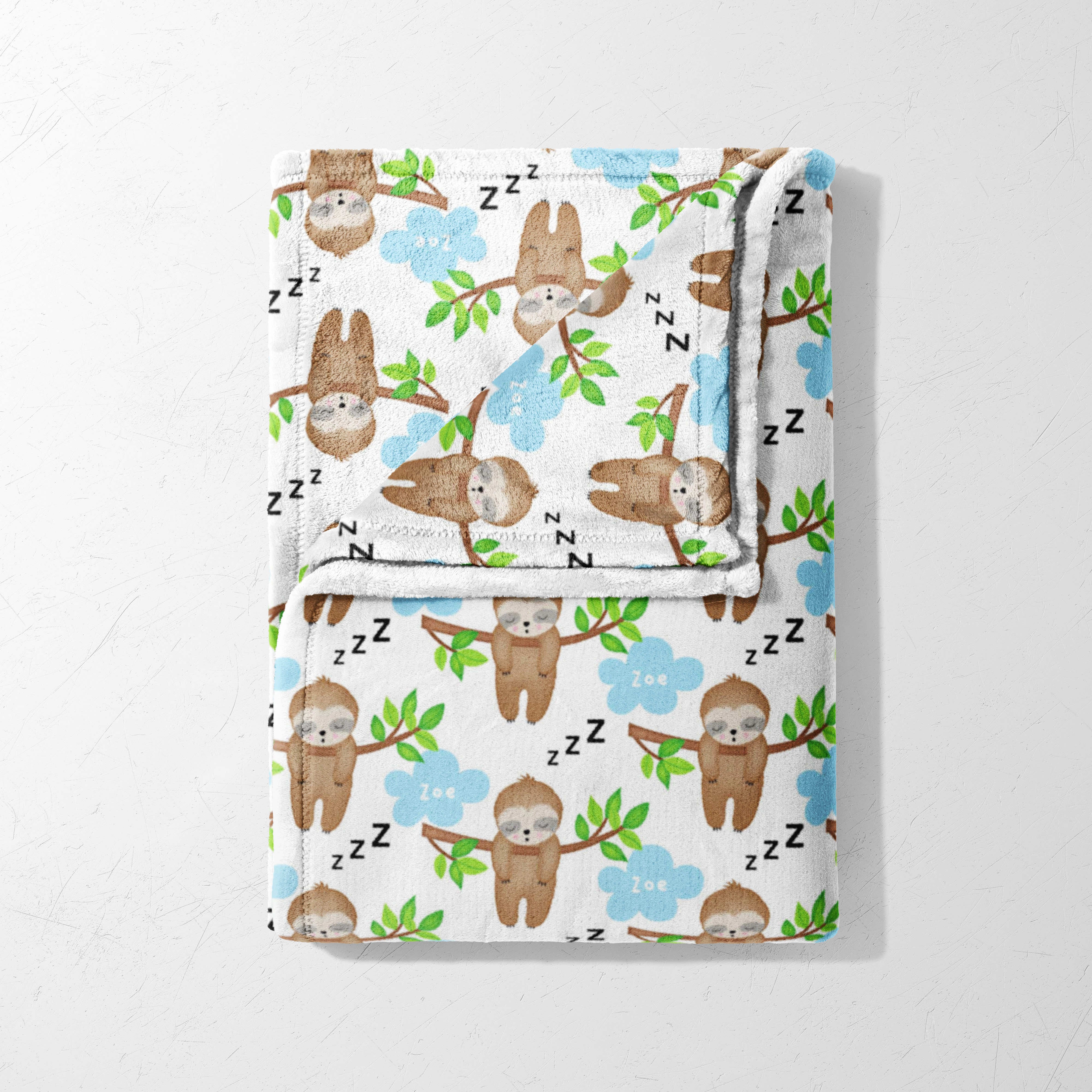 Sleepy Sloth Snuggle Blanket