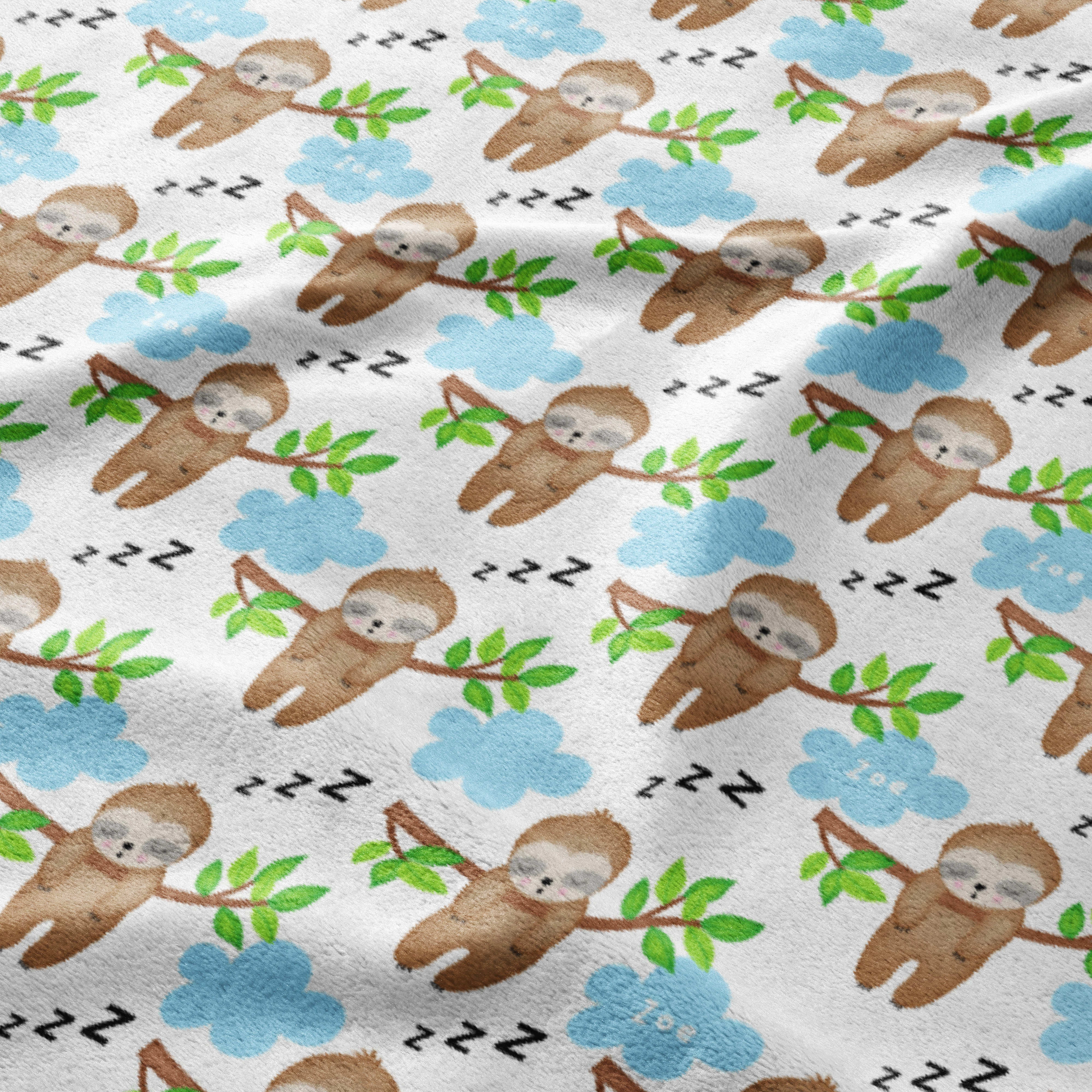 Sleepy Sloth Snuggle Blanket