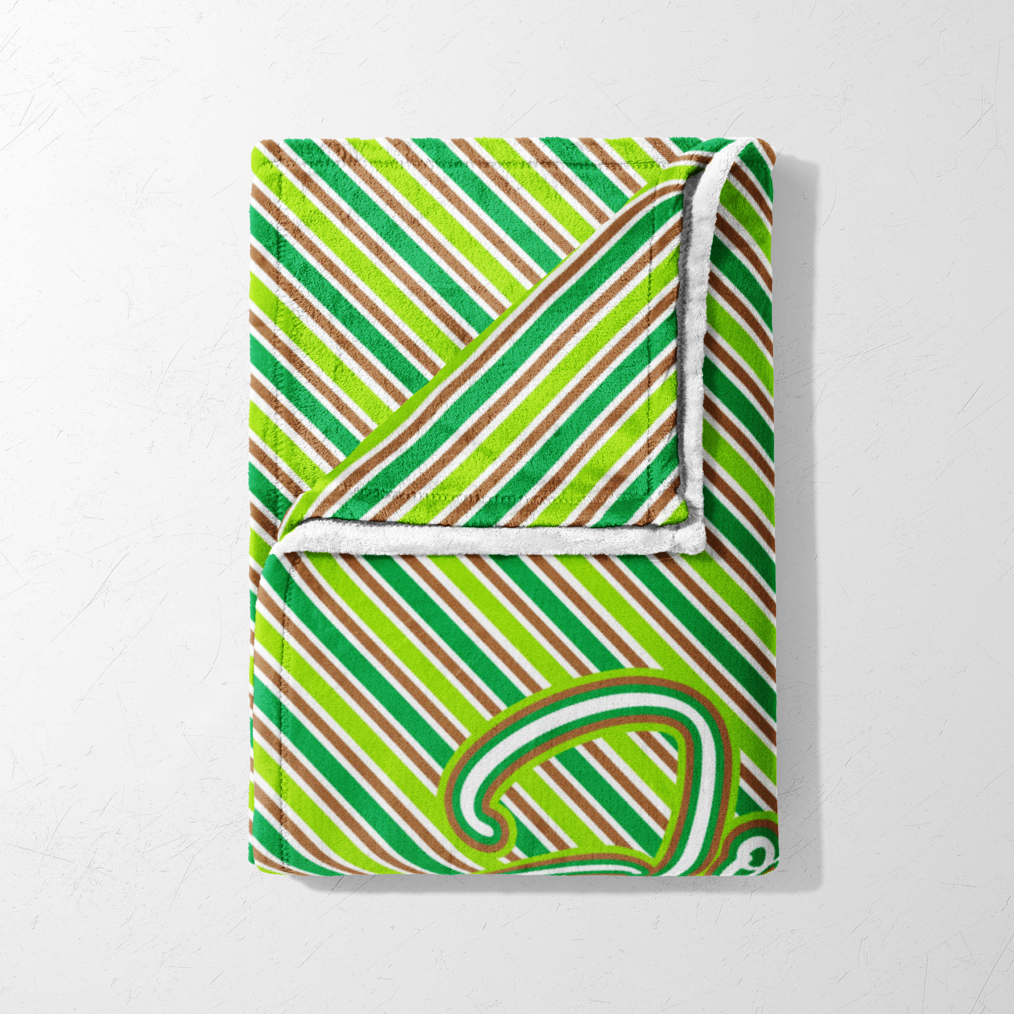 Striped Candy Swirl Blanket