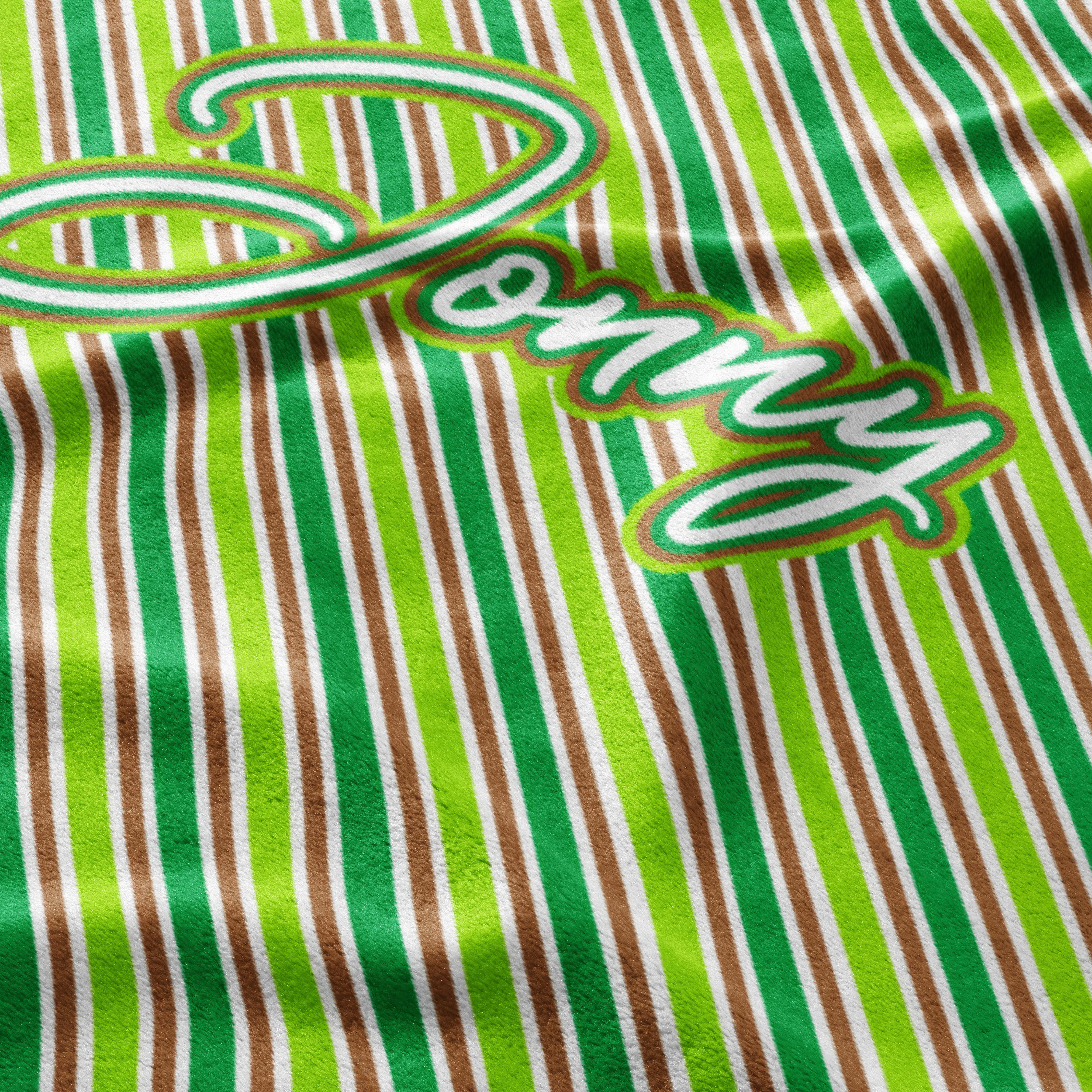Striped Candy Swirl Blanket