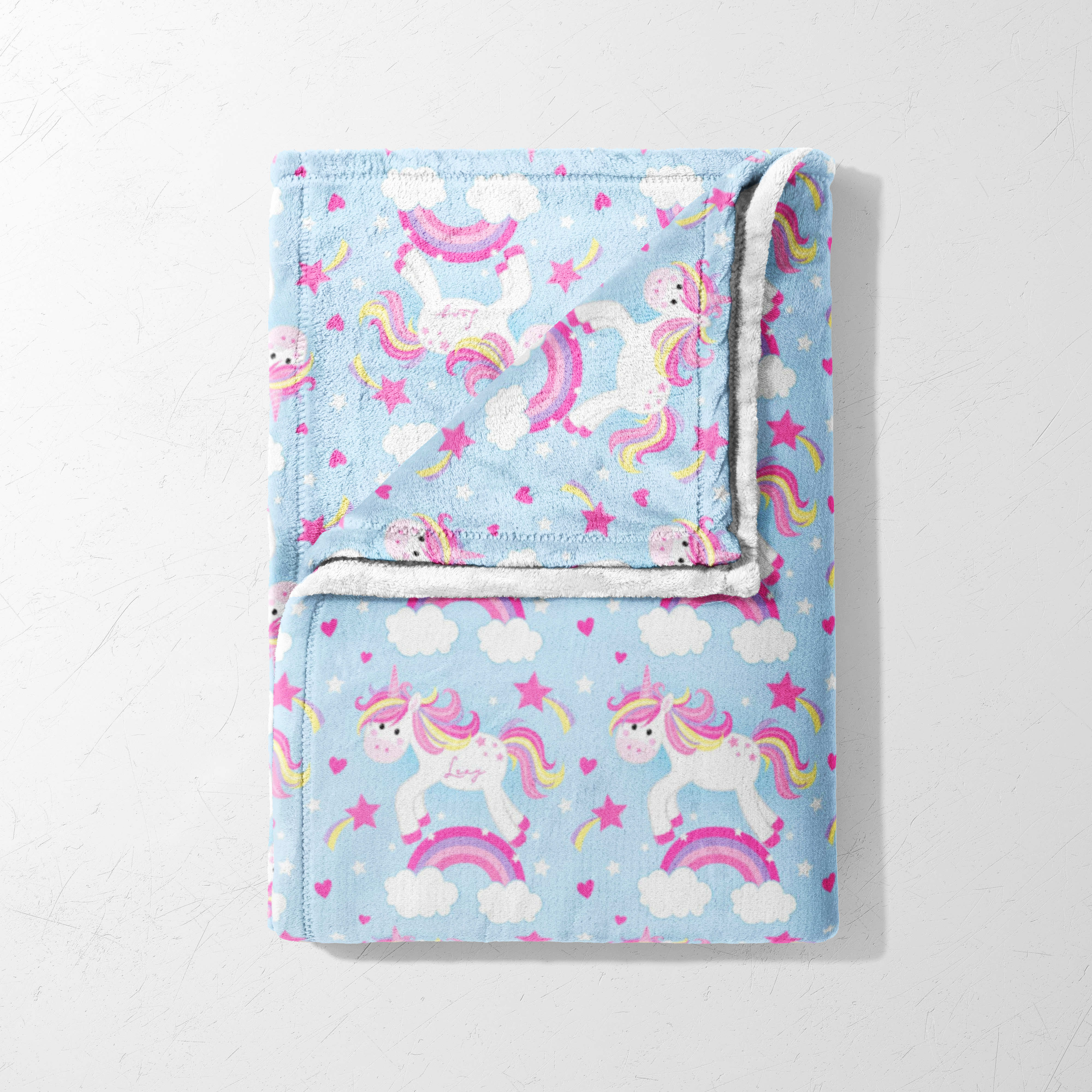 Unicorn Rainbow Romp Blanket