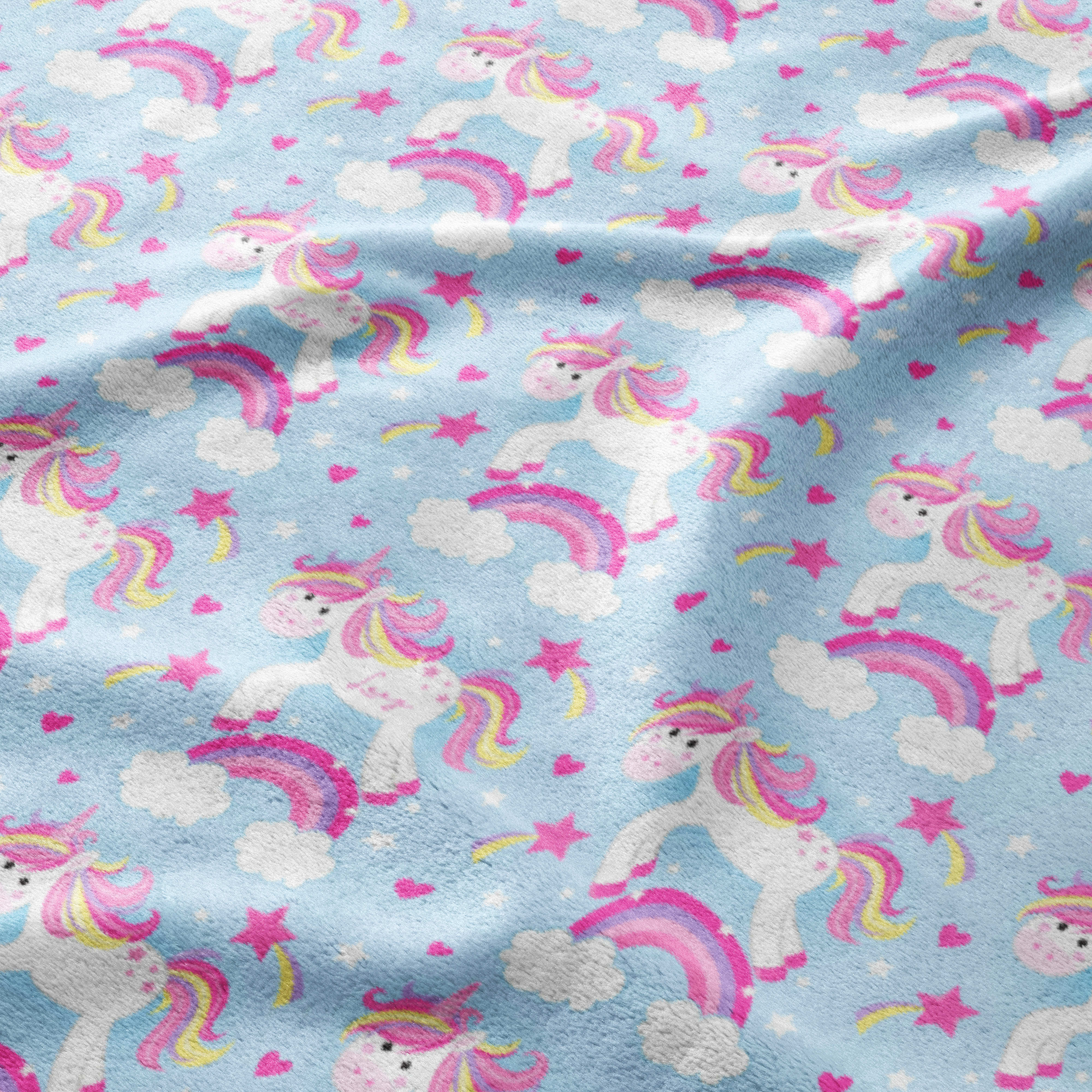 Unicorn Rainbow Romp Blanket